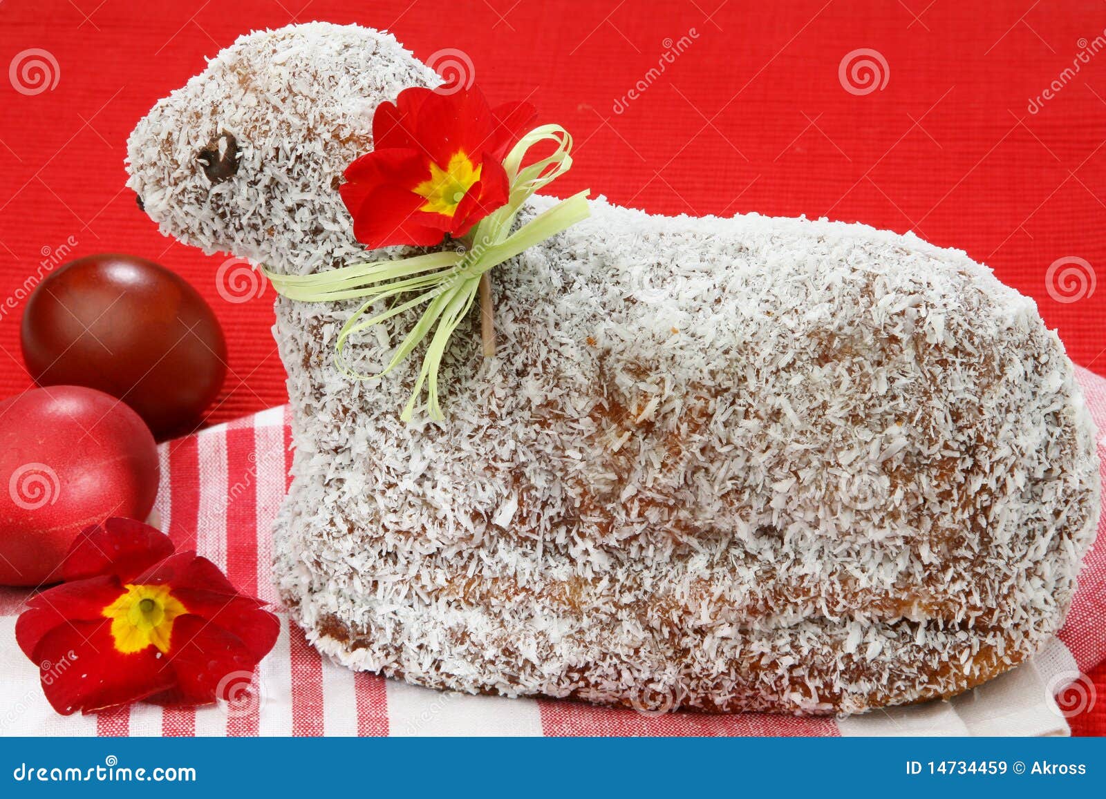 Lamb coconut cake stock image. Image of food, cocoa, flowers 14734459