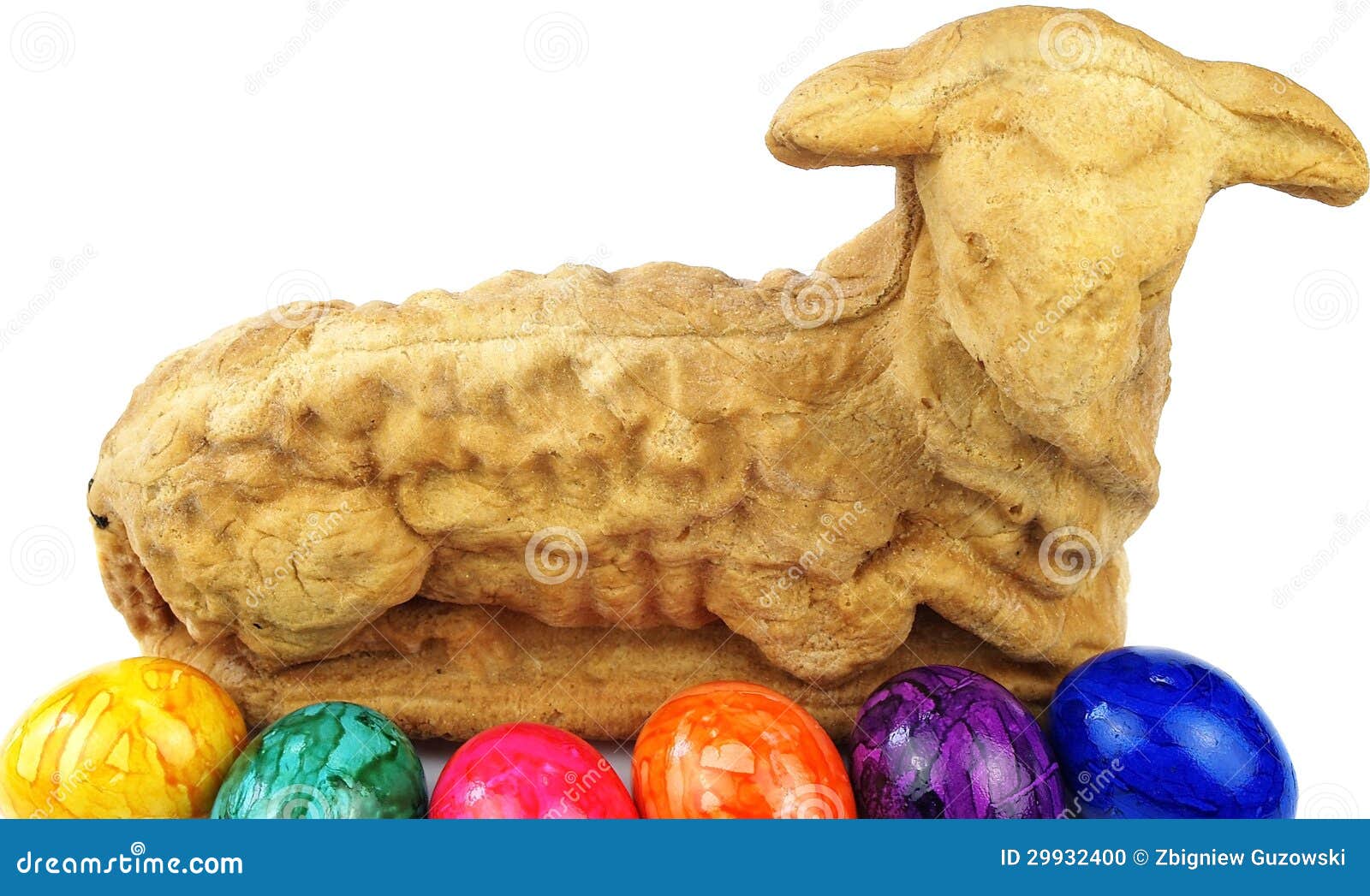 Lamb and easter eggs stock photo. Image of culture, close 29932400