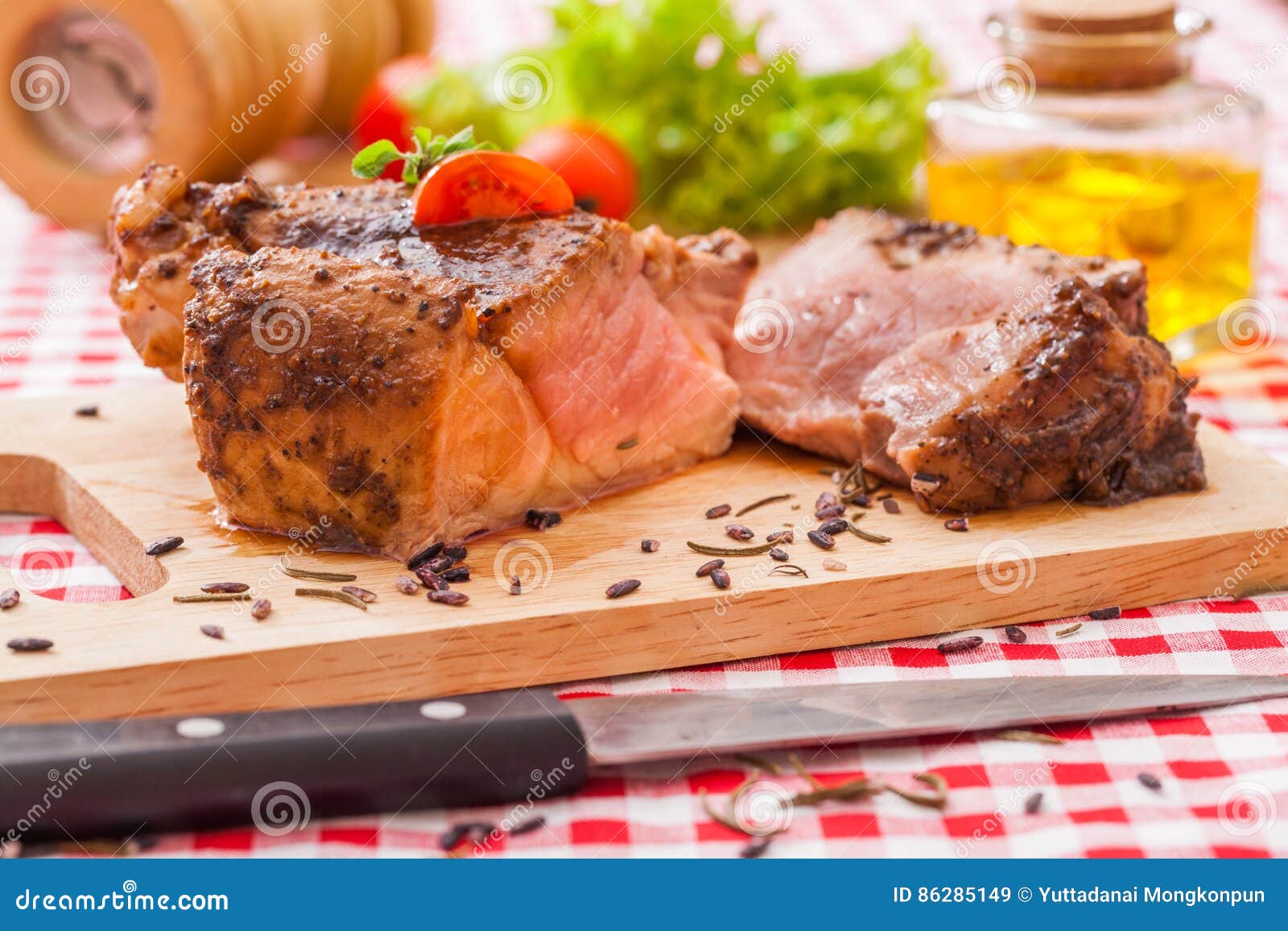 Lamb for easter stock image. Image of cook, steak, lamb 86285149