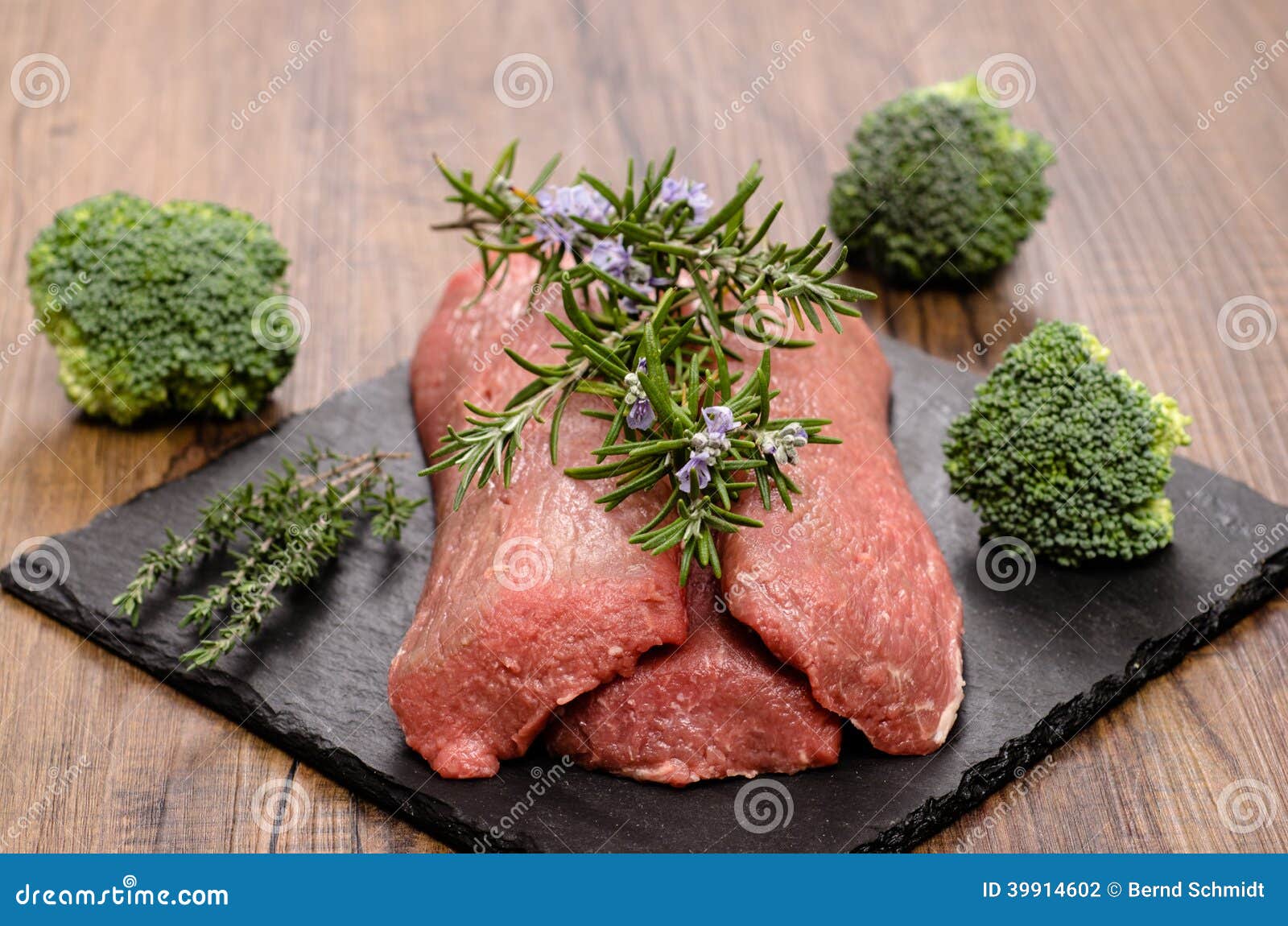 Lamb Fillet with Rosemary and Thyme Stock Photo Image of life