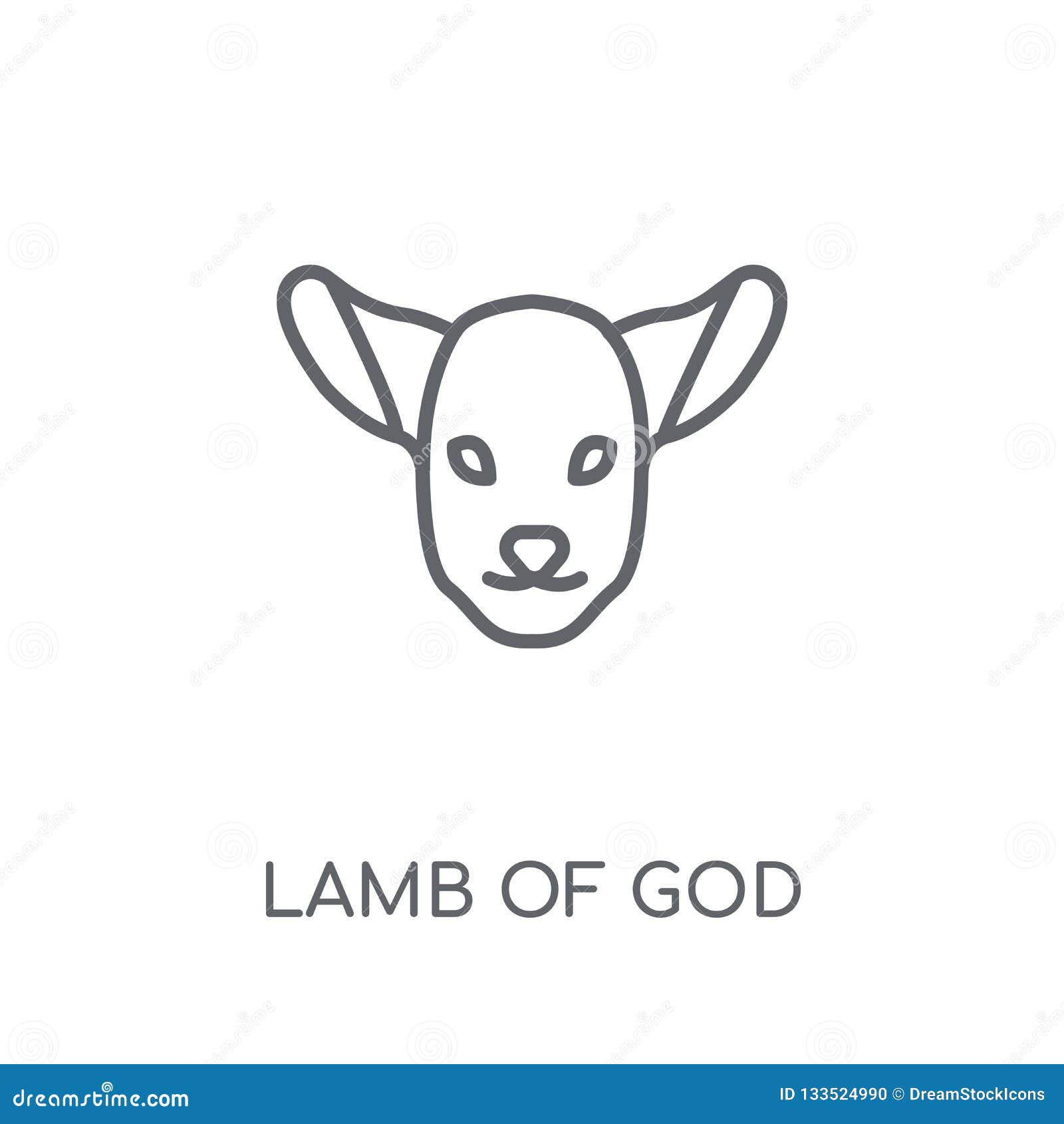 God line. Барашек иконка. Lamb outline Art svg.