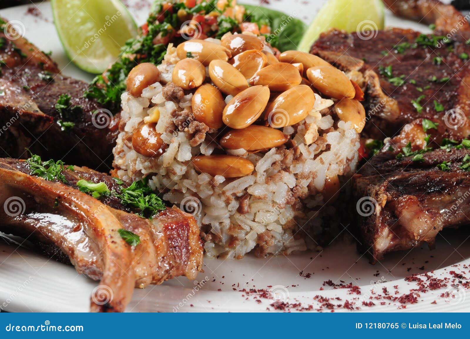Lamb Ribs. Middle Eastern Cuisine Stock Image Image of cooking