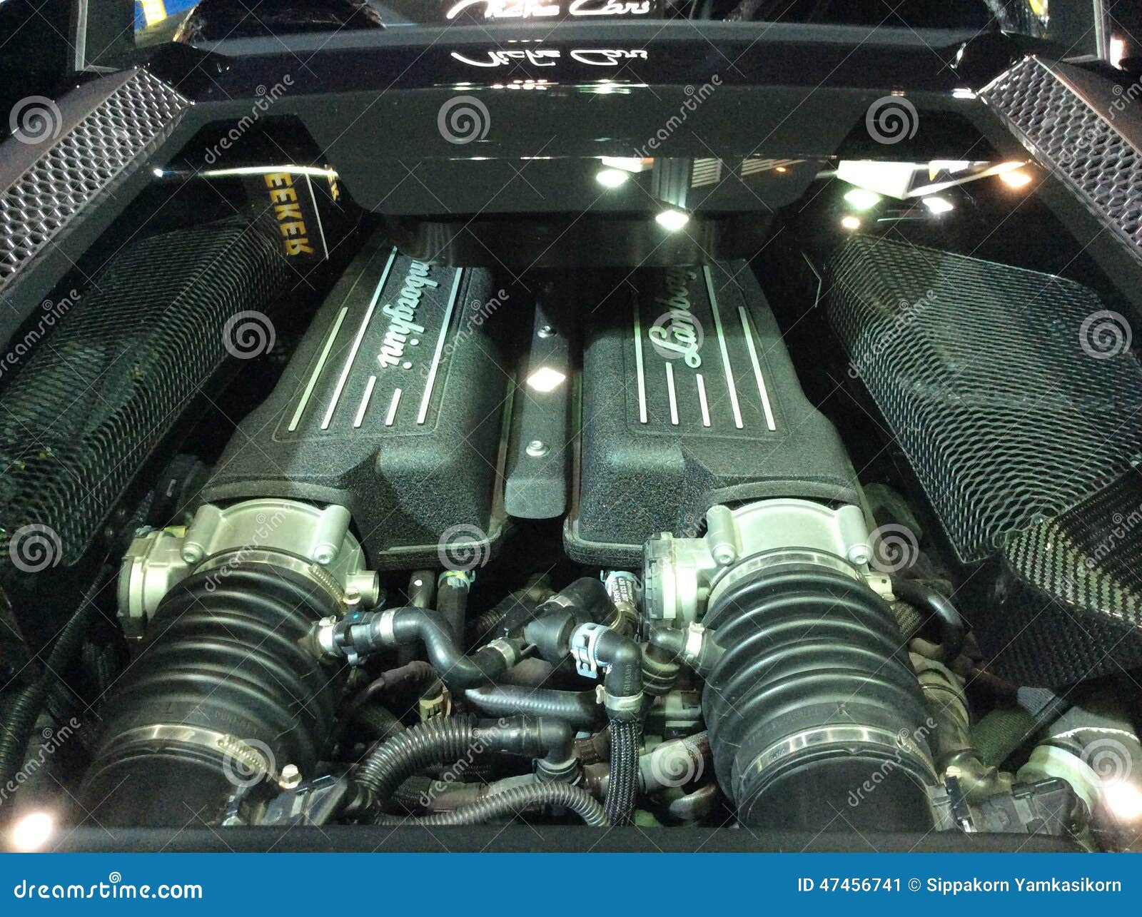 Lamborghini Engine editorial photo. Image of inside, engine - 47456741