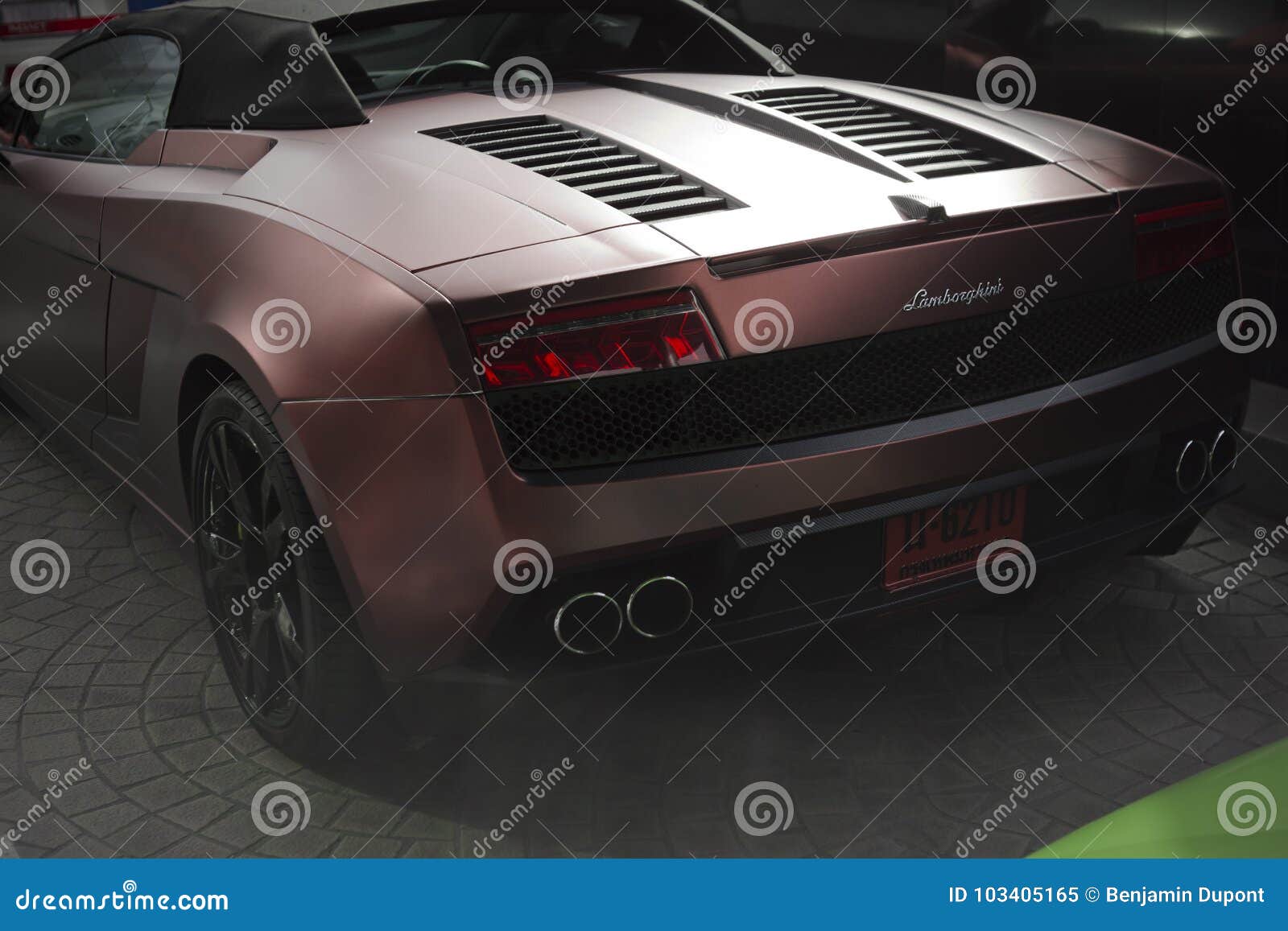 Download Lamborghini Gallardo Coupe Cabriolet Back View Editorial Image Image Of Exhaust Luxury 103405165