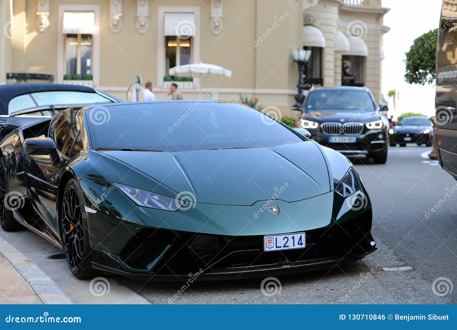 Lamborghini Huracan Performante Spyder In Monaco Editorial