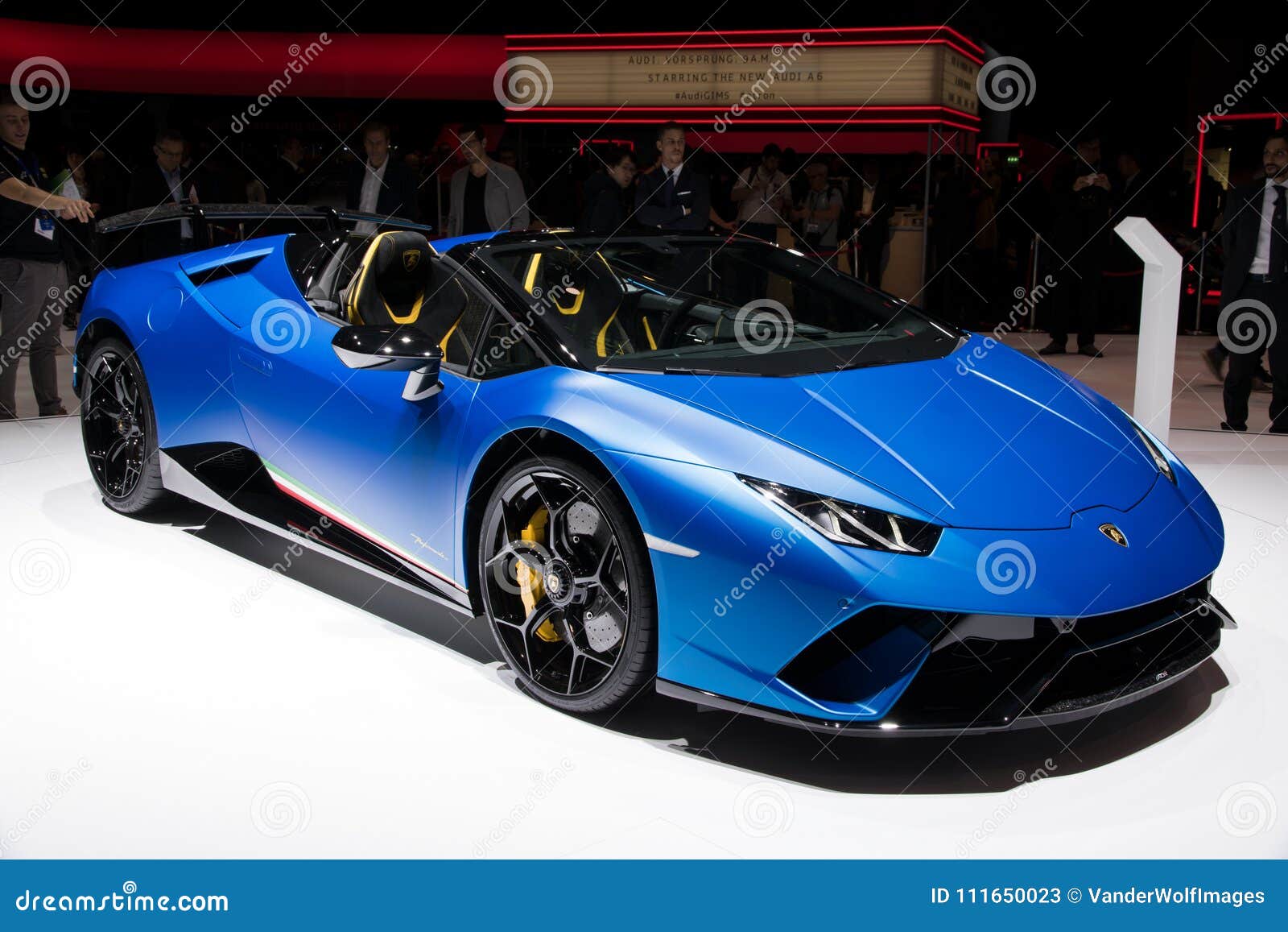 Lamborghini Huracan Performante Spyder Sports Car Editorial