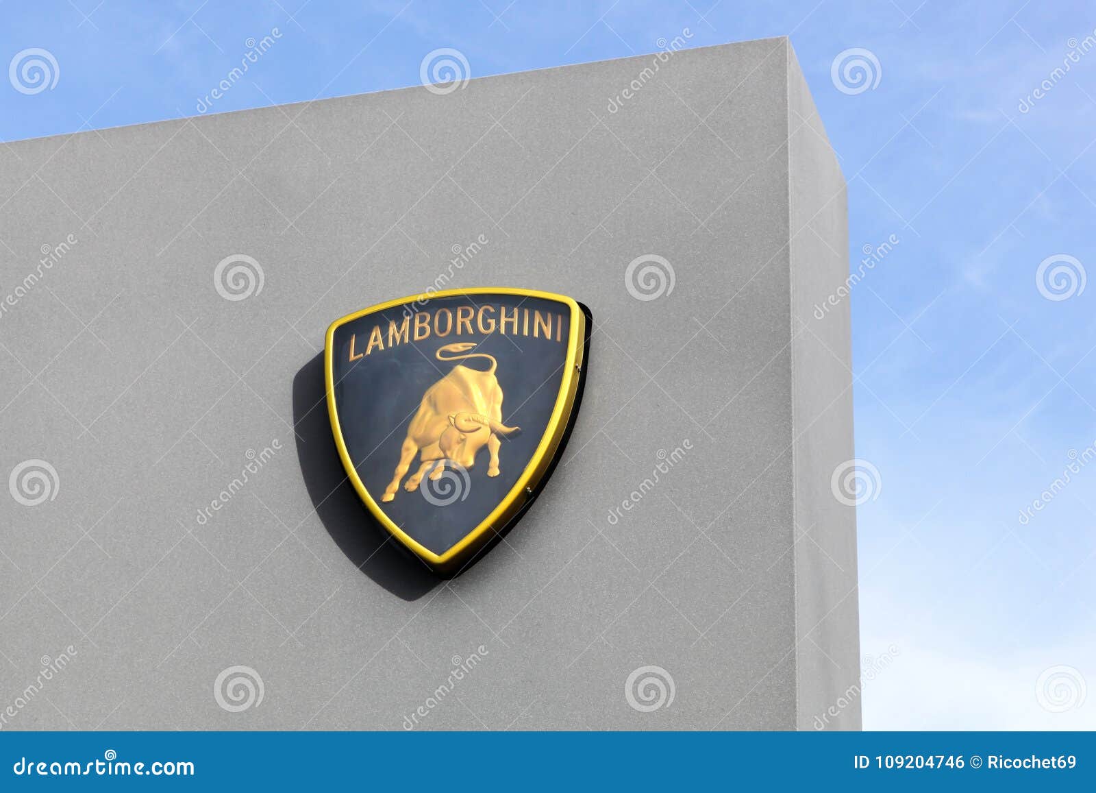 lamborghini logo on a