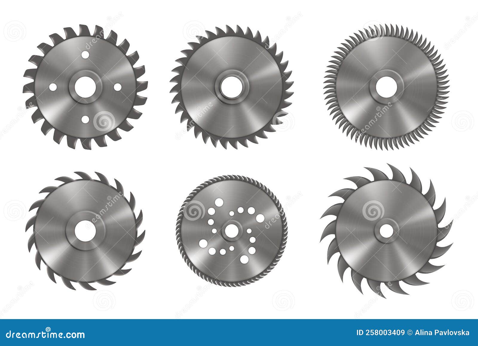 Lame Circulaire En Acier. Outil Rotatif. Découpe Panneaux De Disques Cercle  Lames Travail Du Bois Illustration de Vecteur - Illustration du circulaire,  dispositif: 258003409