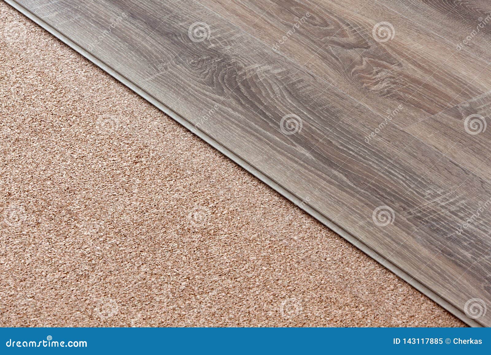 Laminate on natural cork stock image. Image of preparation 143117885