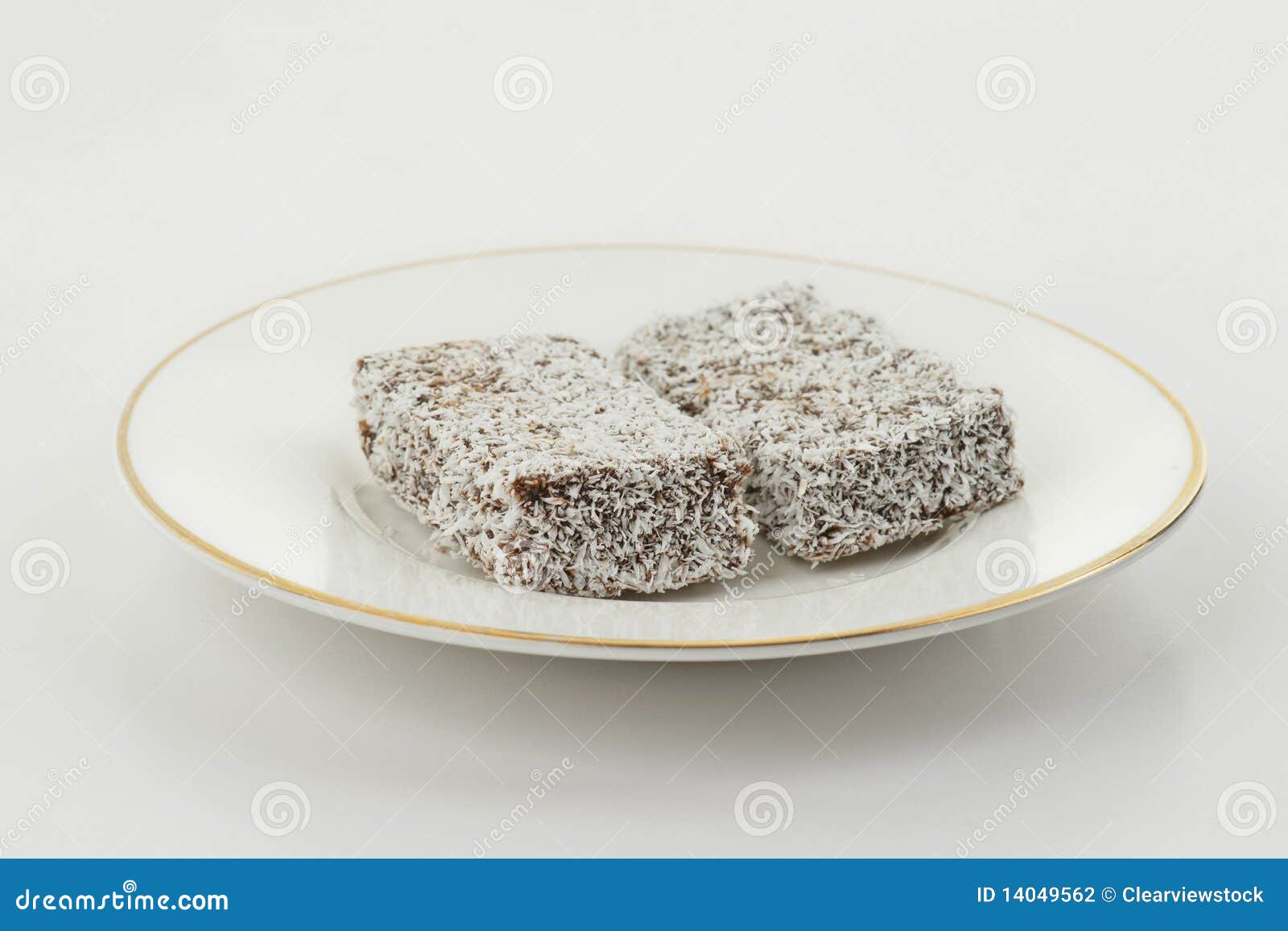 Lamington cake fingers stock photo. Image of coconut 14049562