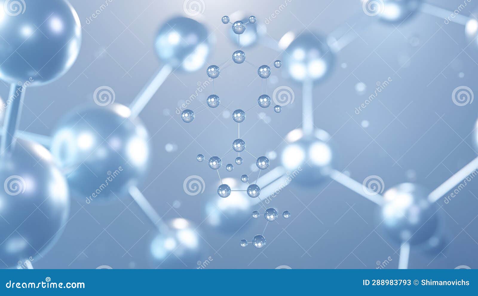 lamivudine molecular structure 3d, flat model, antiretroviral medication, structural chemical formula view from a microscope