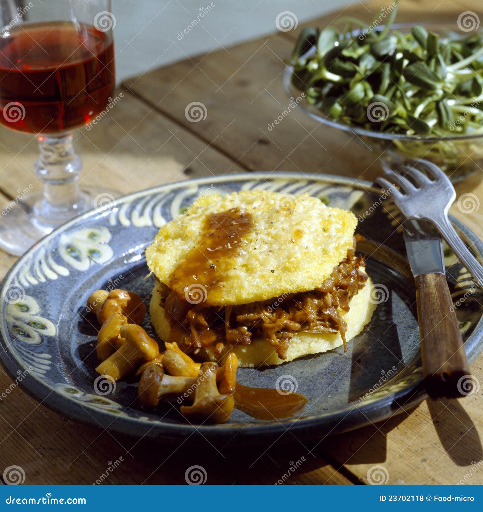 Lamm Und Polenta Parmentier Stockfoto - Bild von winter, vorbereitet ...