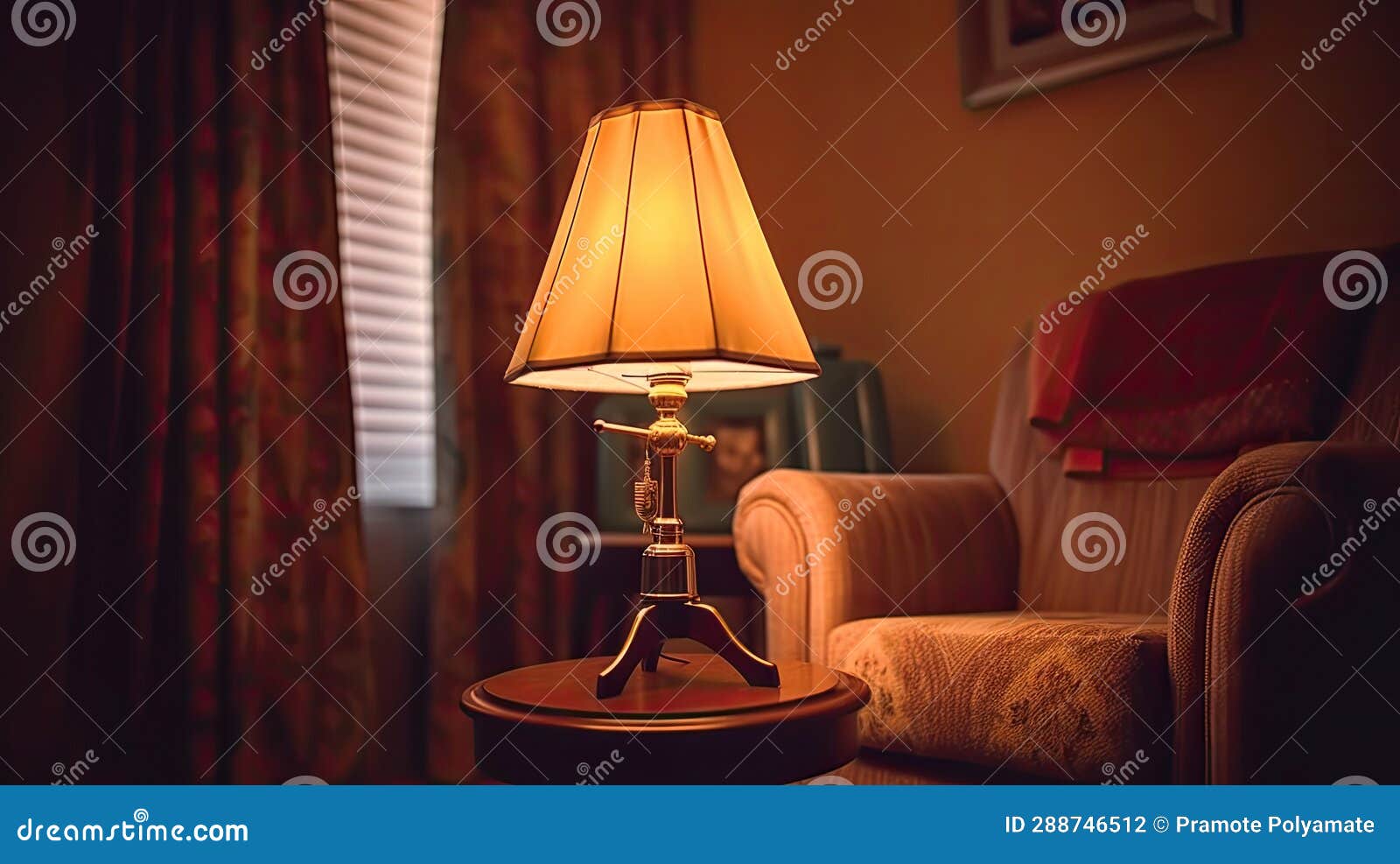 Lamp in Living Room. Idea for Interior Design Stock Photo Image of