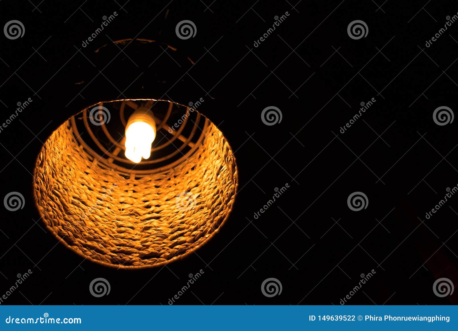 Lamp, Orange Light Decorative in Home Stock Photo Image of illumination, hanging 149639522