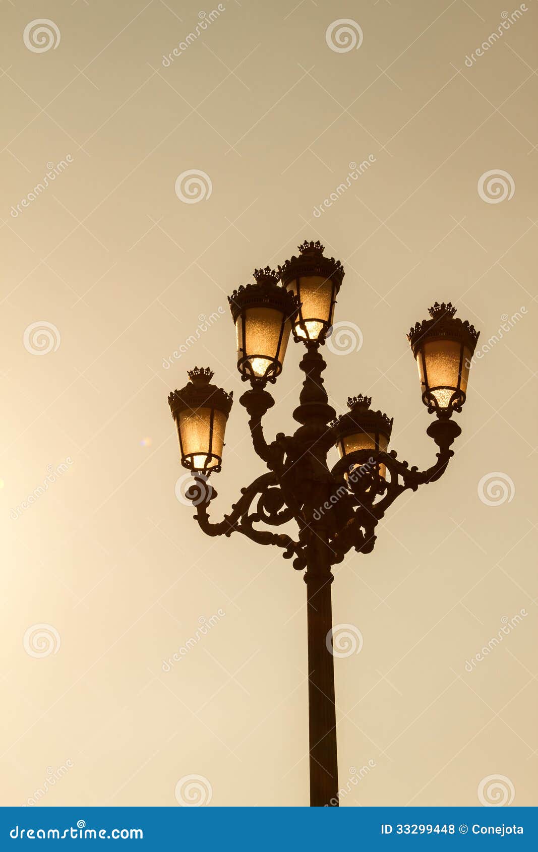Lamp post stock photo. Image of traditional, antique 33299448