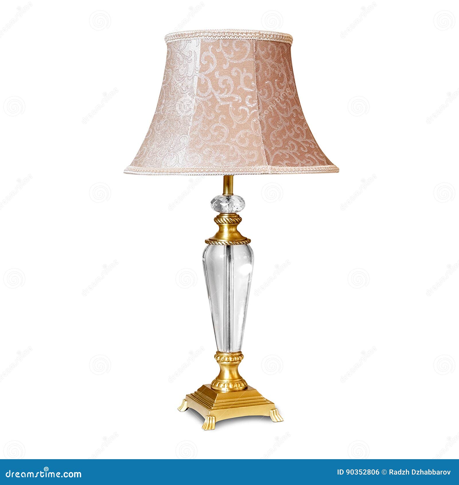 Lampshade, Table Lamp White Background Stock Photo Image of domestic