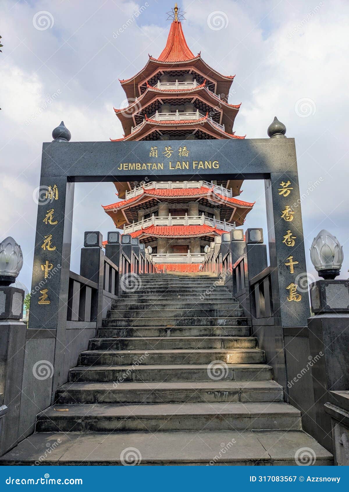 lan fang bridge at tmii pagoda