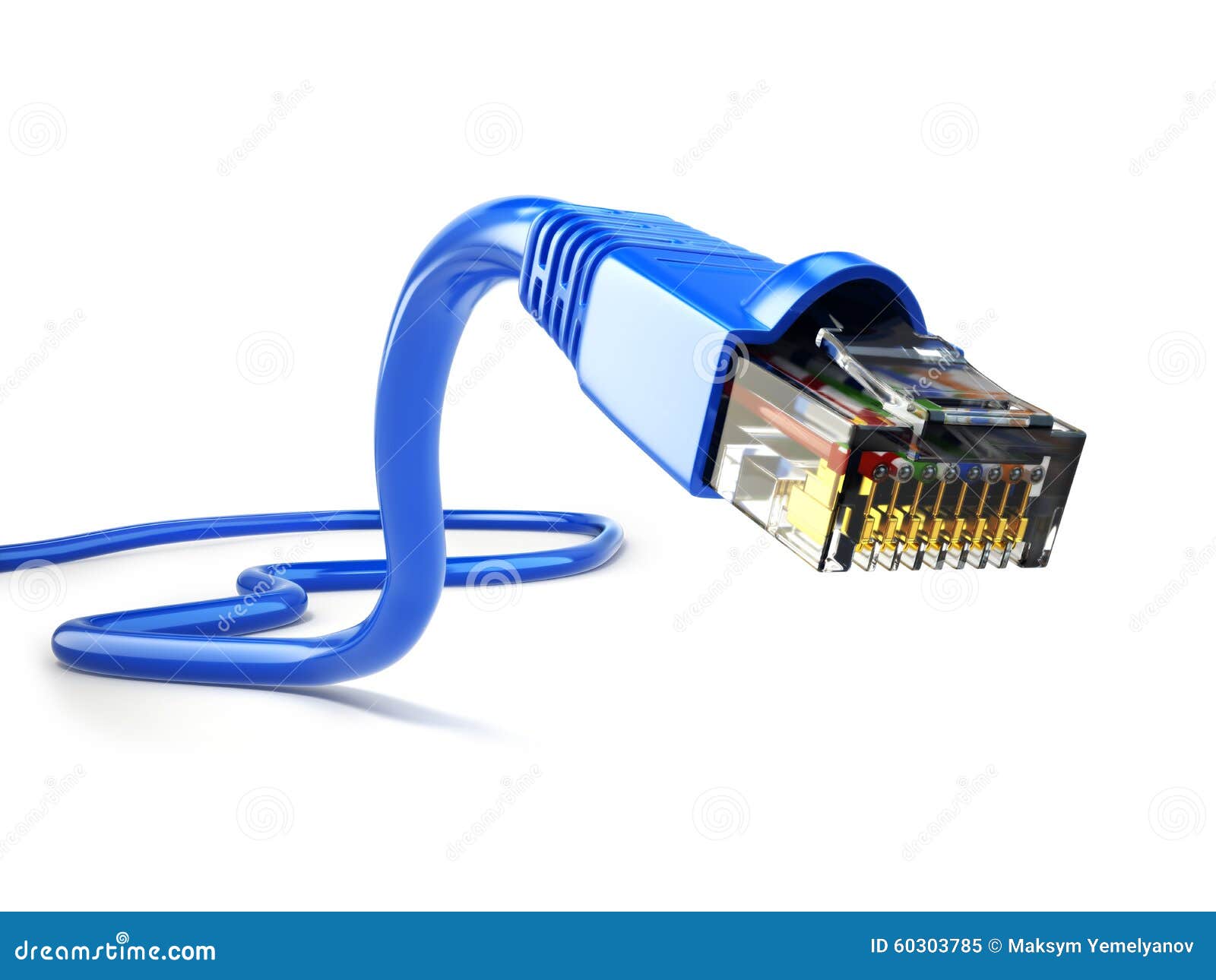 lan network connection ethernet rj45 cable.