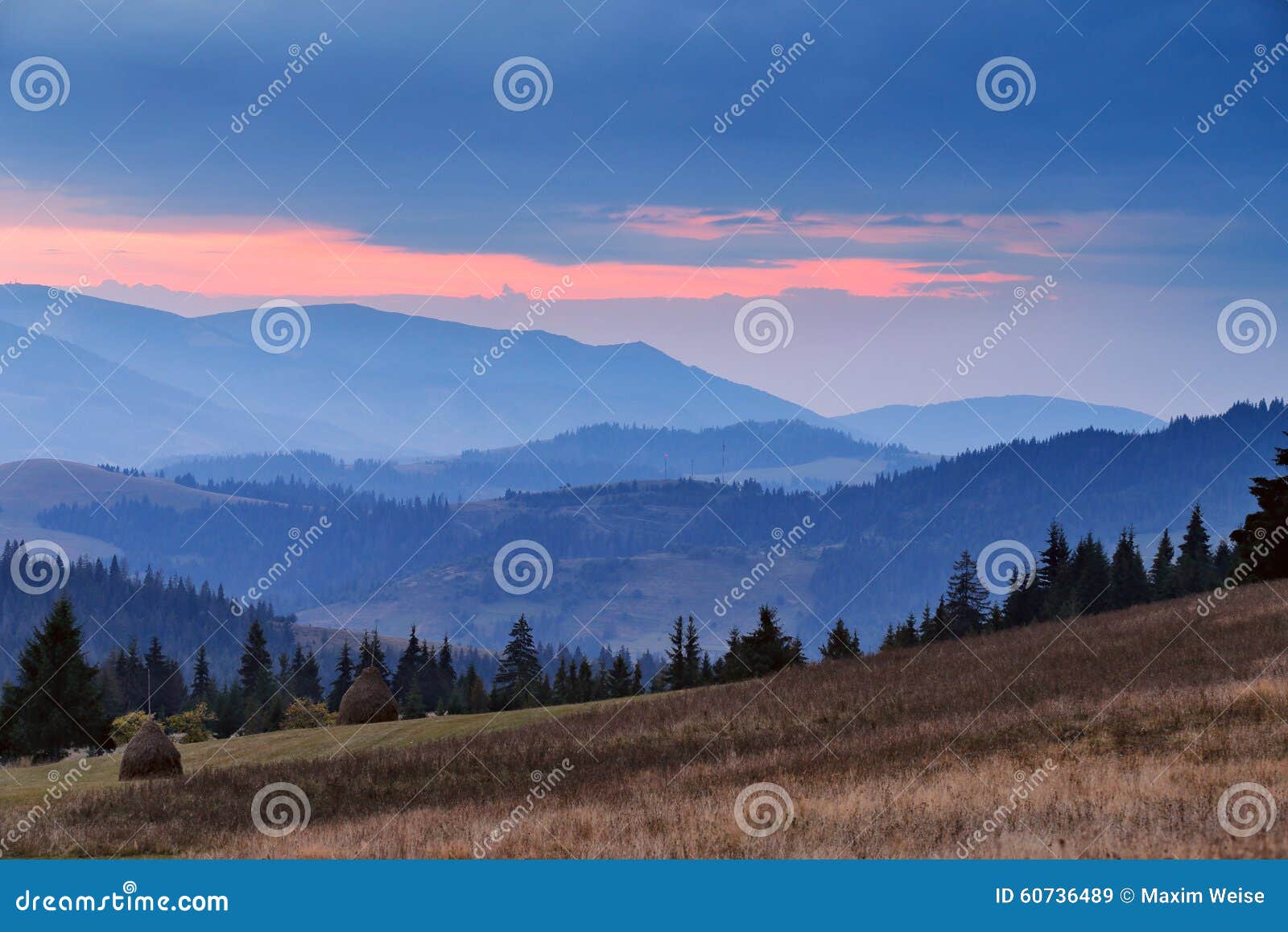 The land of blue hills stock image. Image of perspective 60736489