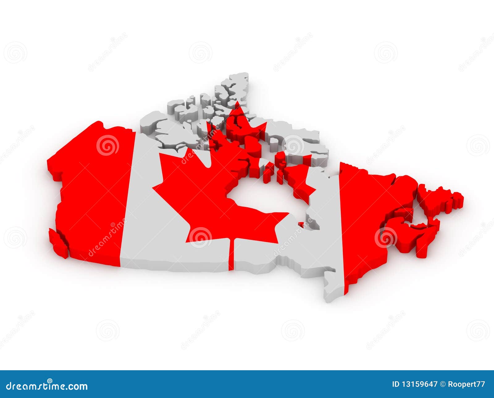 Land of Canada stock illustration. Illustration of shape 13159647