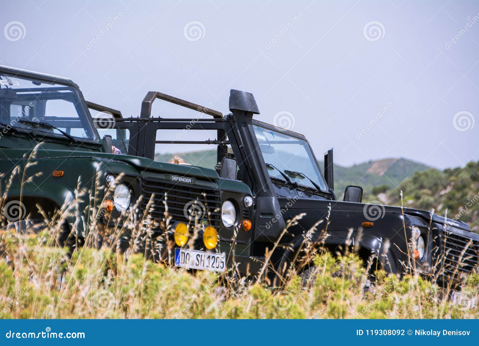 Land Rover Defender 110 Suv Editorial Photography Image of greece, outdoor 119308092