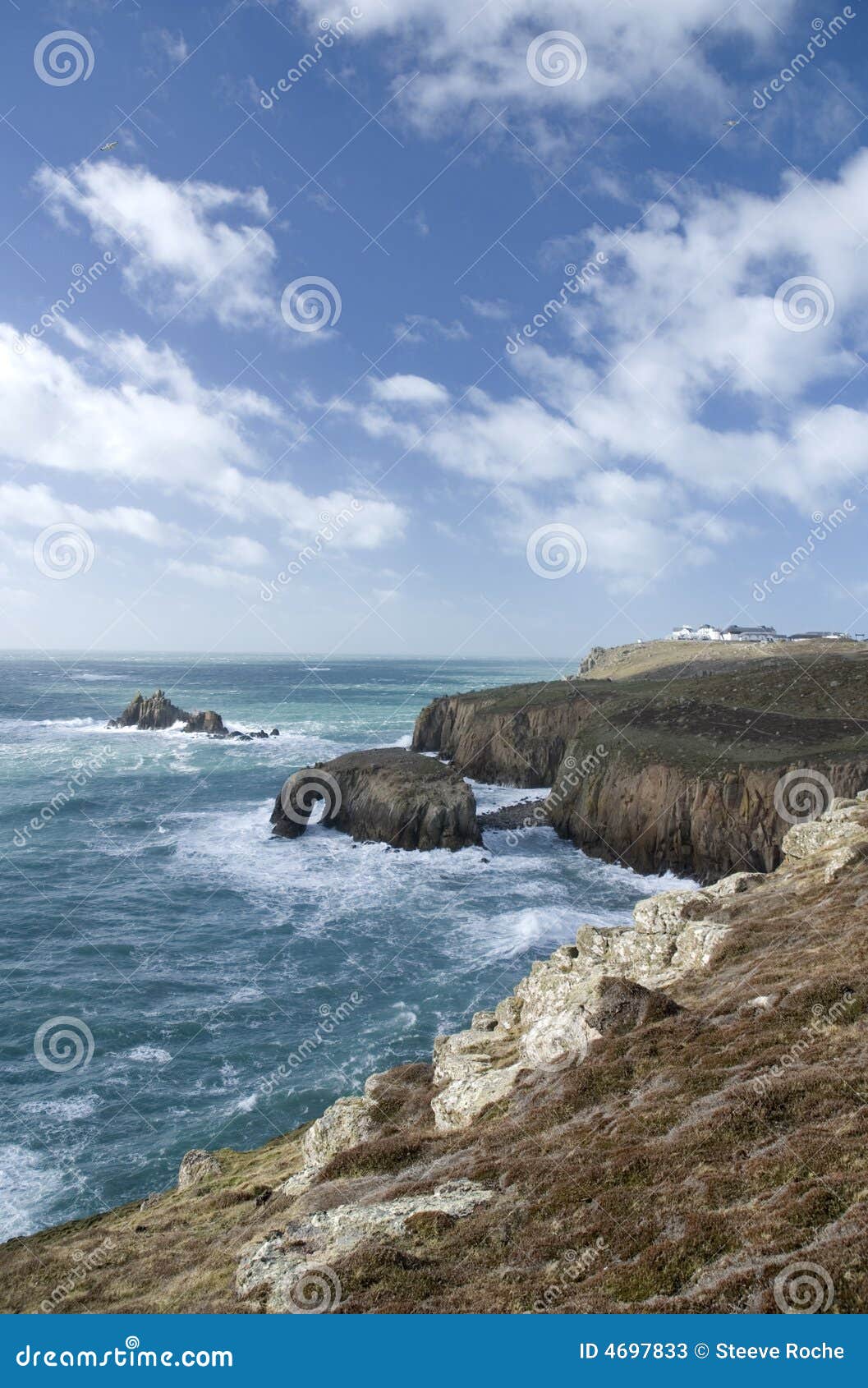 Land S End, Cornwall. England Stock Image Image of peninsula, nature