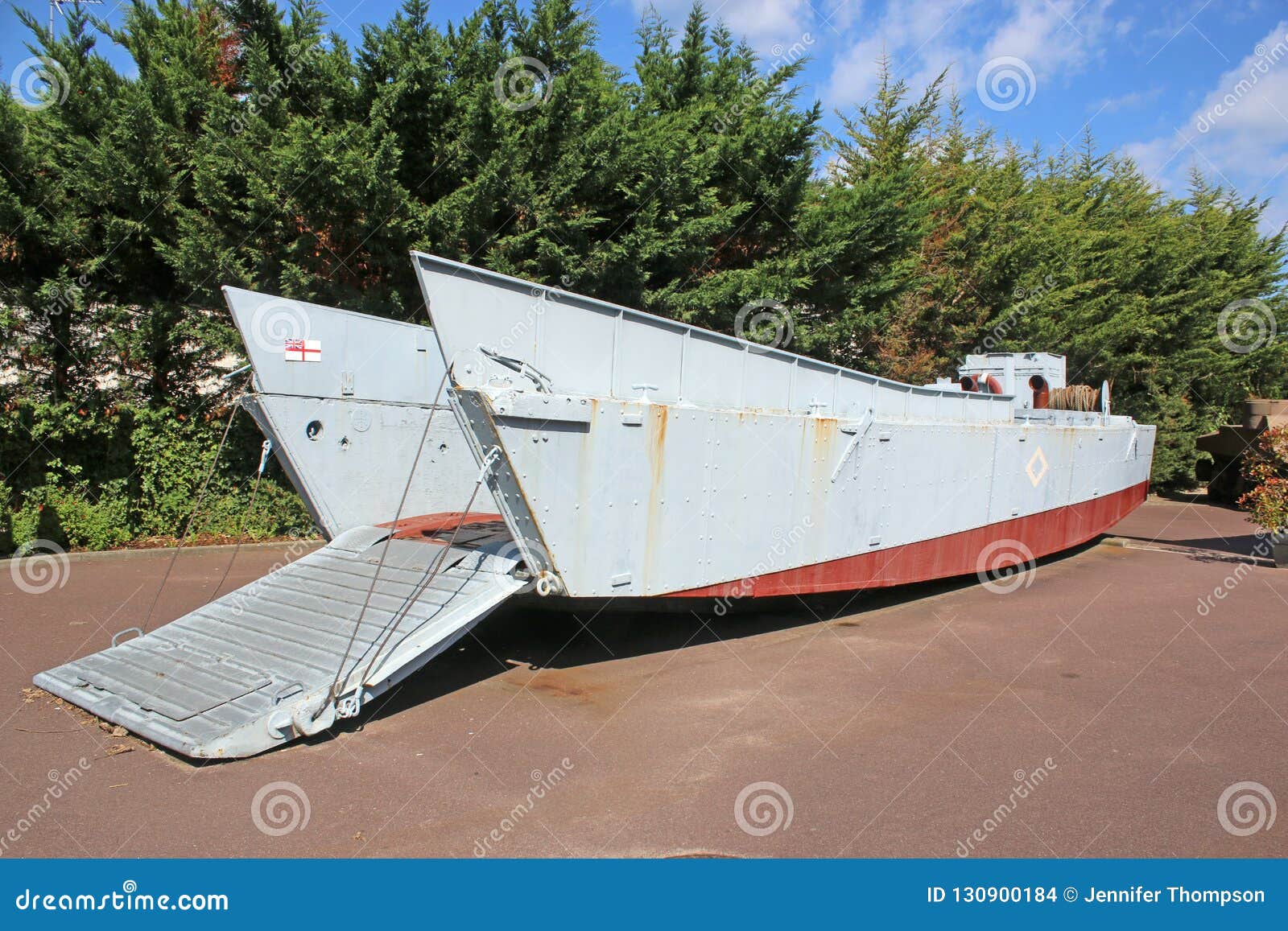 world war two landing craft stock photo - image of france