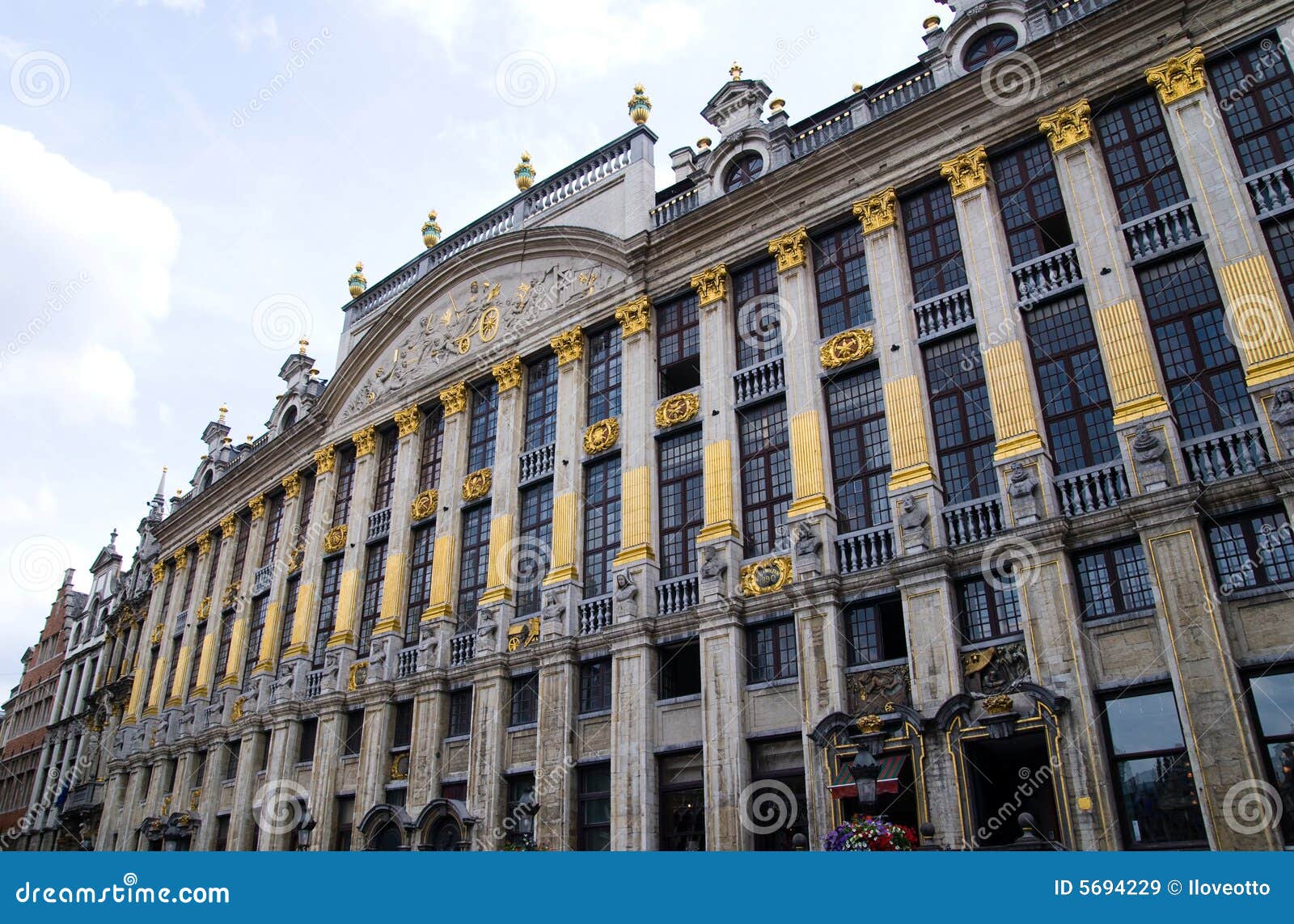 Landmark of Brussels stock image. Image of attraction 5694229