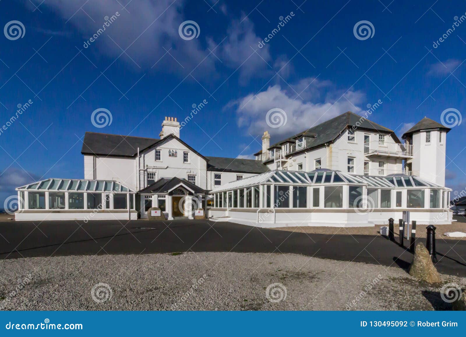 Lands End Restaurant and Hotel Stock Photo Image of west, building