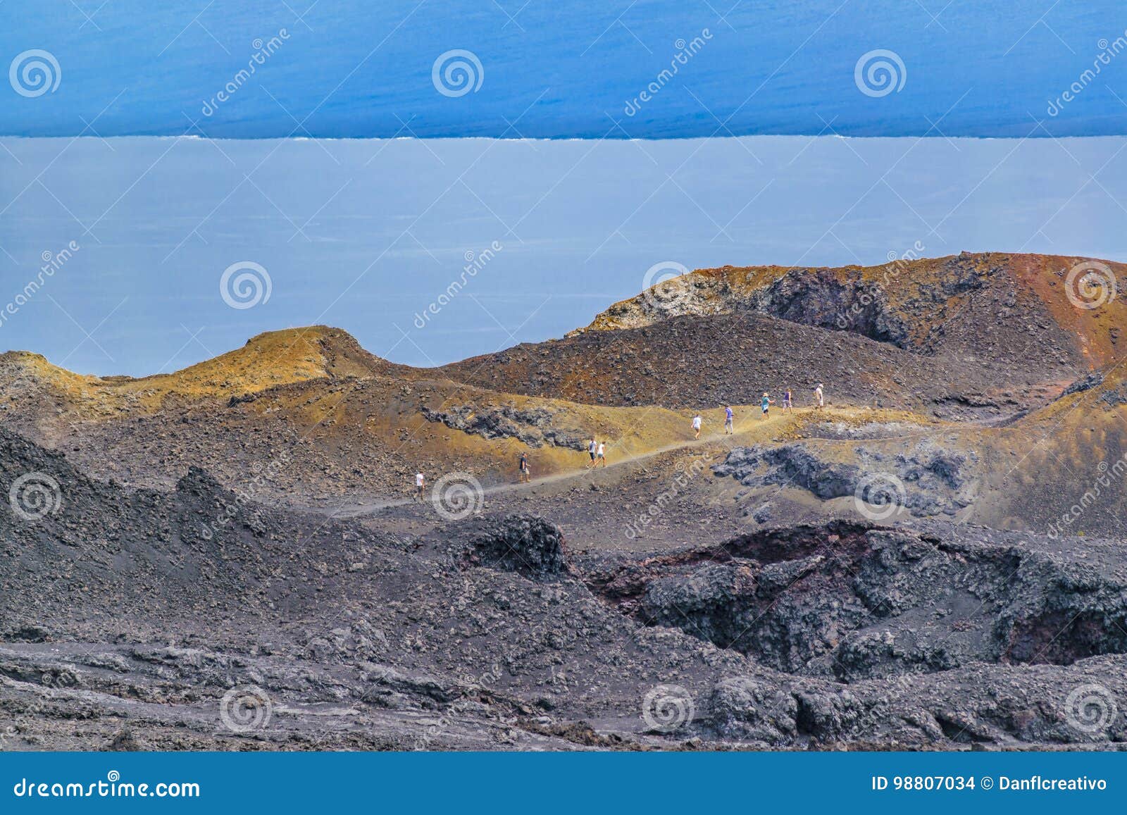 sierra negra volcano, galapagos, ecuador