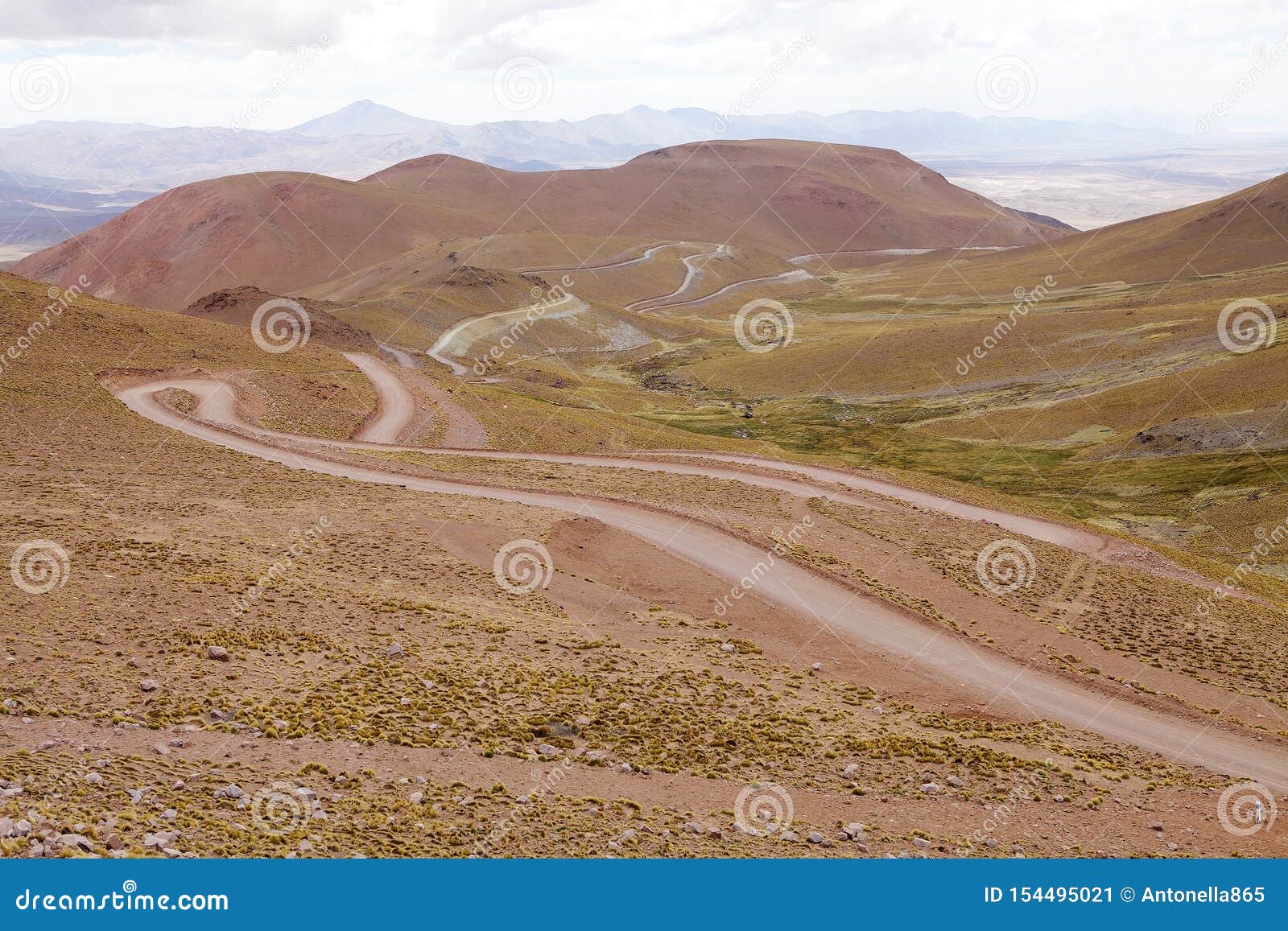 landscape along the national route 40 also known as ruta 40, argentina