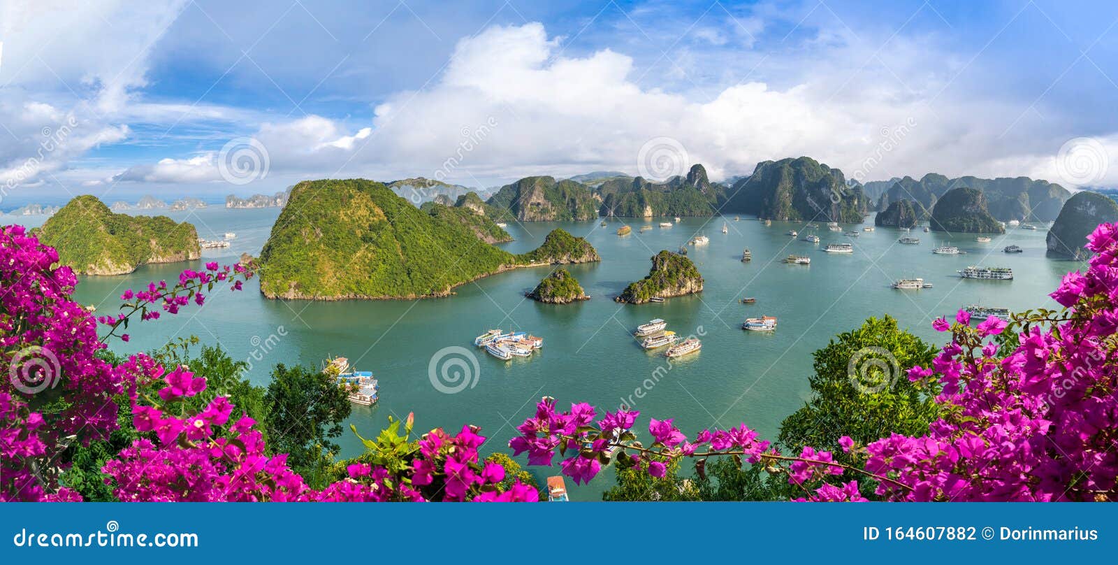 landscape with amazing halong bay