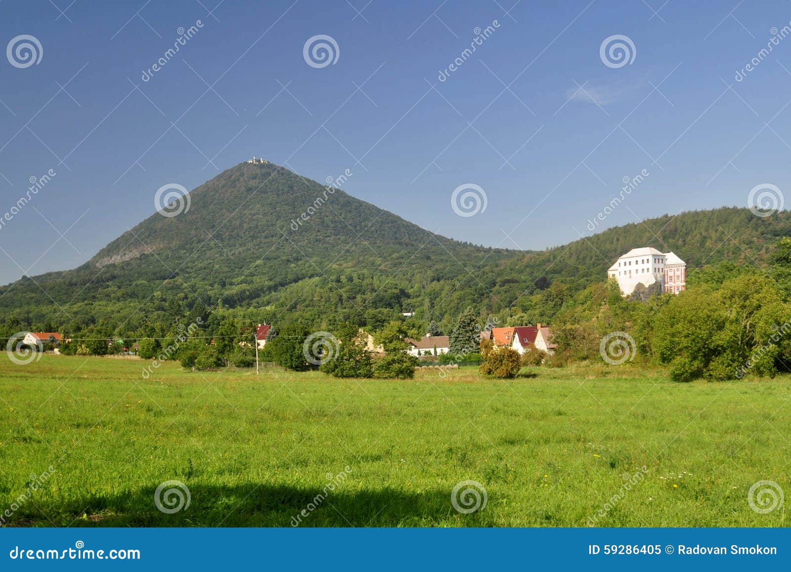 landscape bohemia central hills