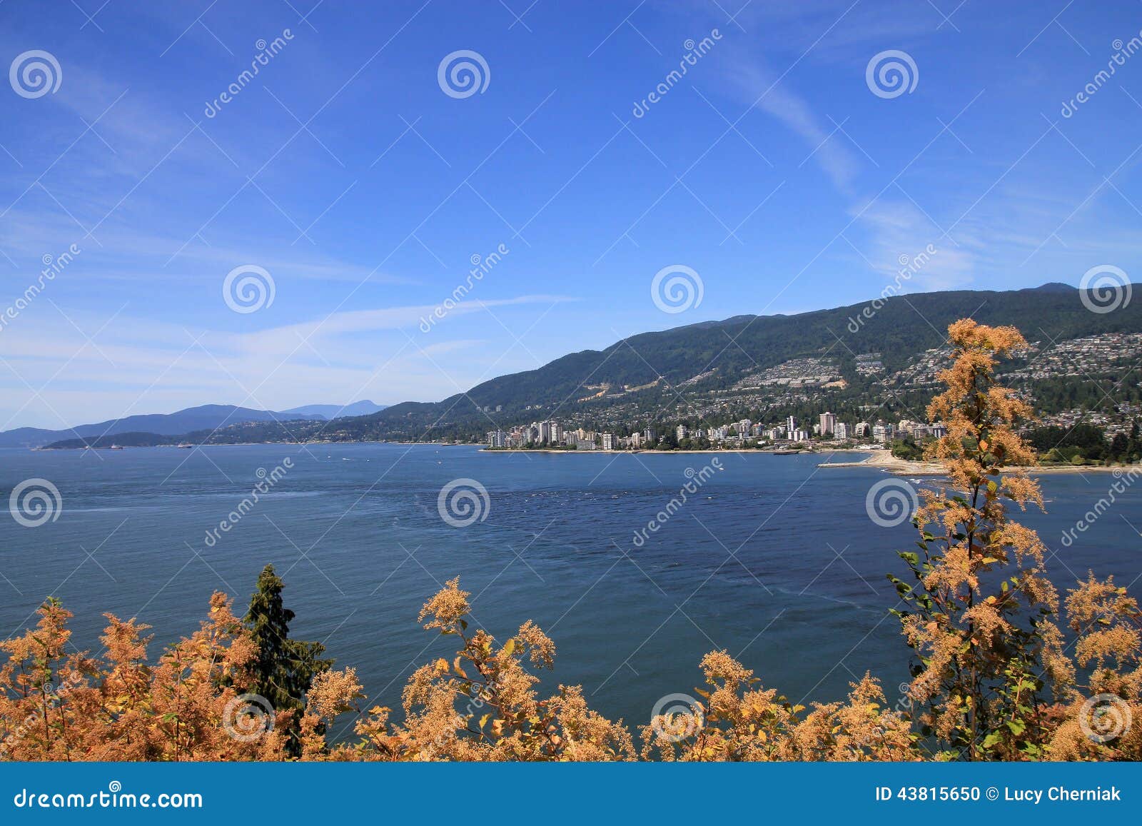 Landscape of British Columbia Stock Photo - Image of wave, horizon