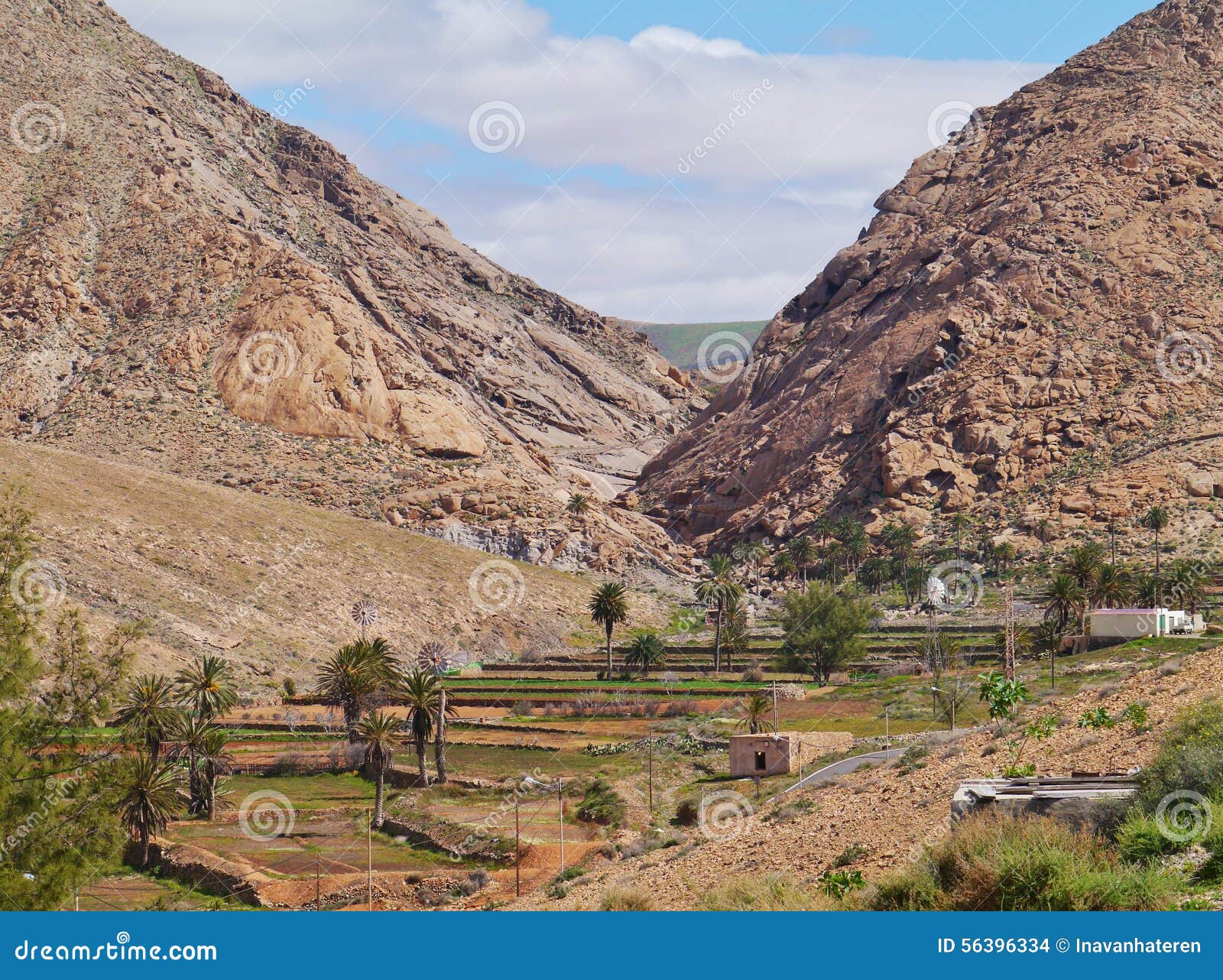 the landscape of the buen paso valley