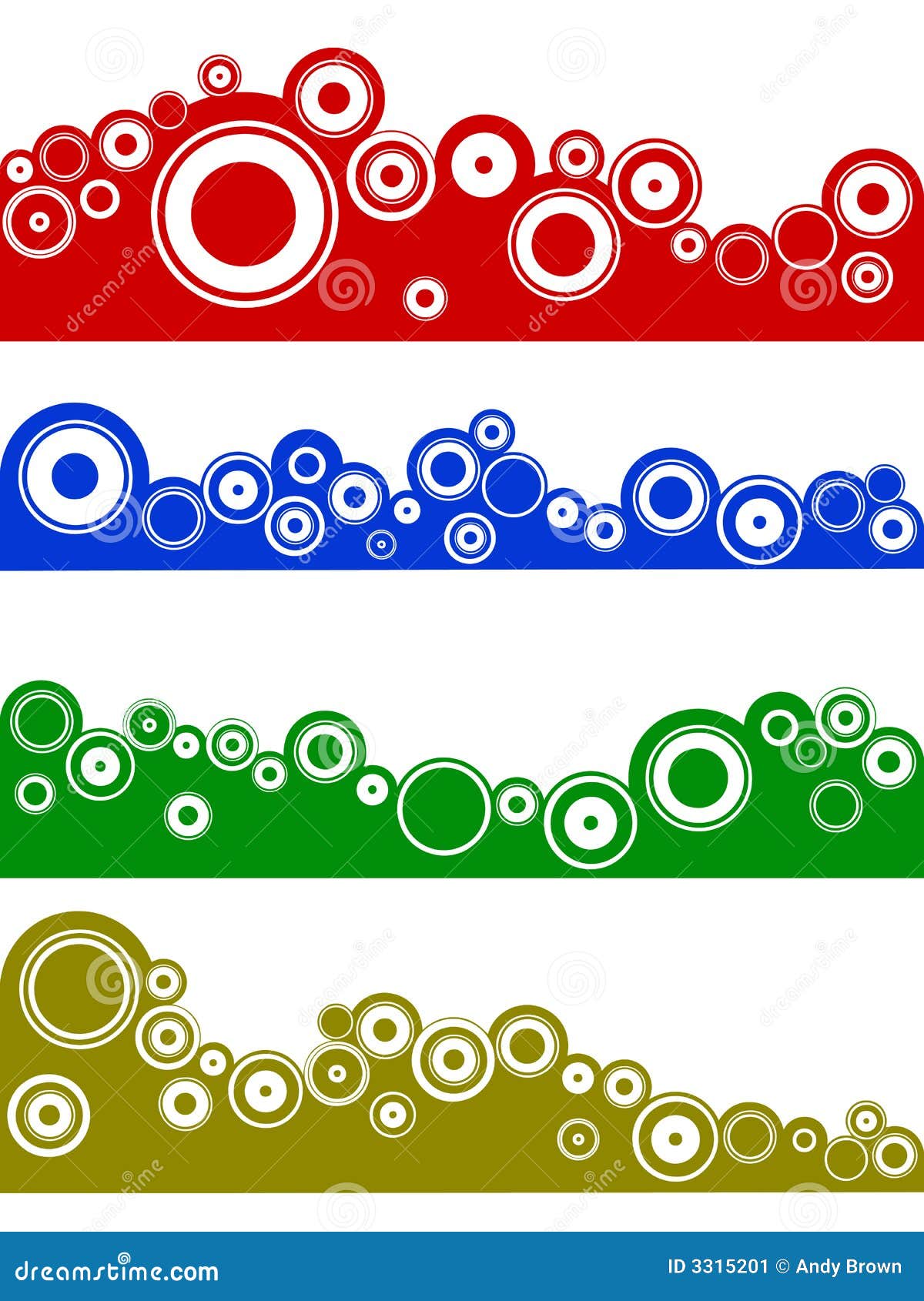 Landscape Circle Elements No 3 Stock Vector - Illustration of round