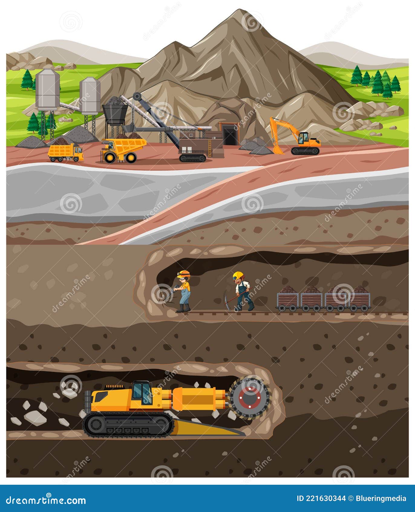 coal miner clipart