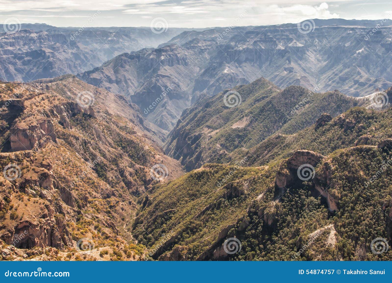 Landscape of Copper Canyon, Chihuahua, Mexico Stock Image Image of
