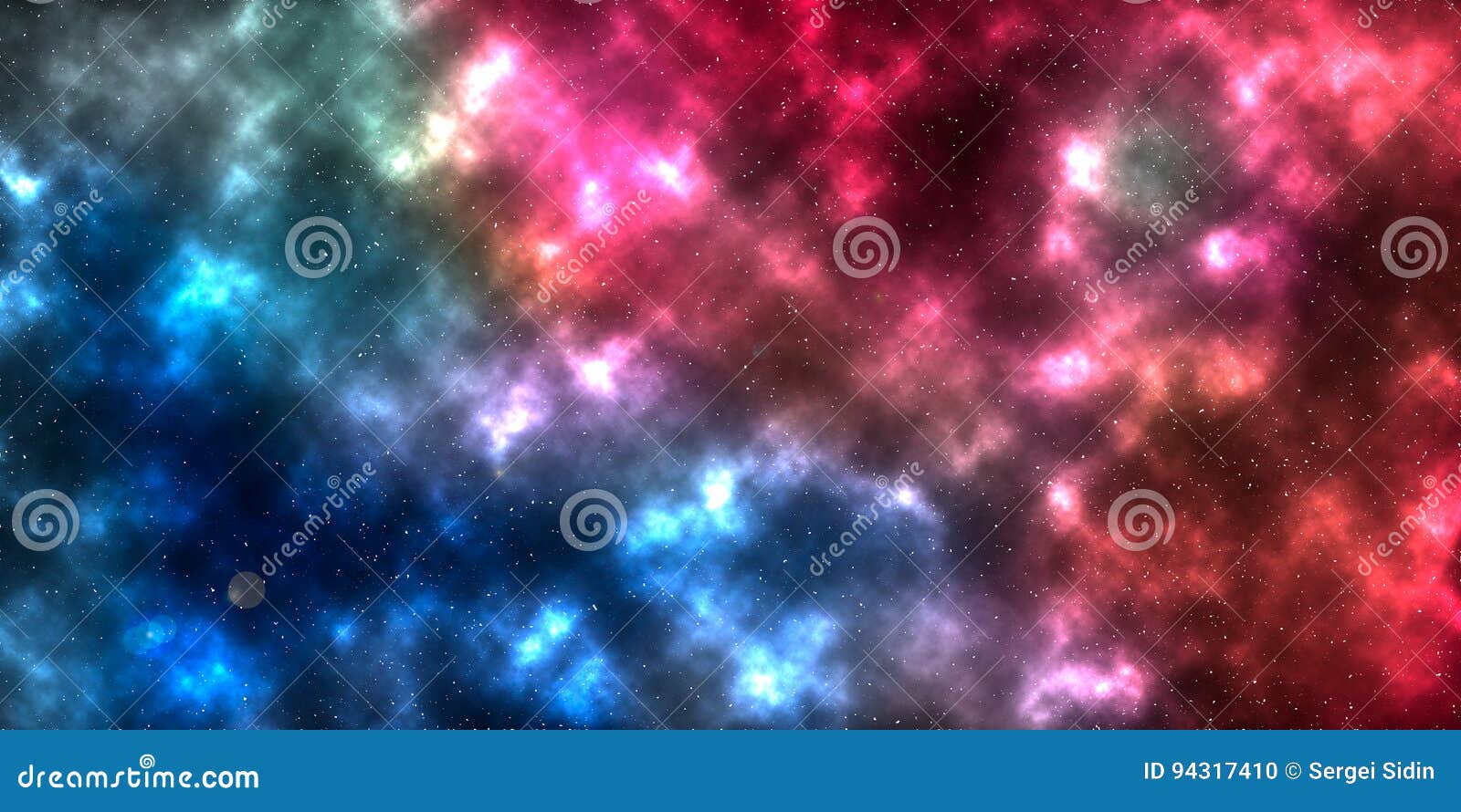 Landscape of the Cosmic Cloud in the Style of Abstraction Stock  Illustration - Illustration of color, cosmic: 94317410