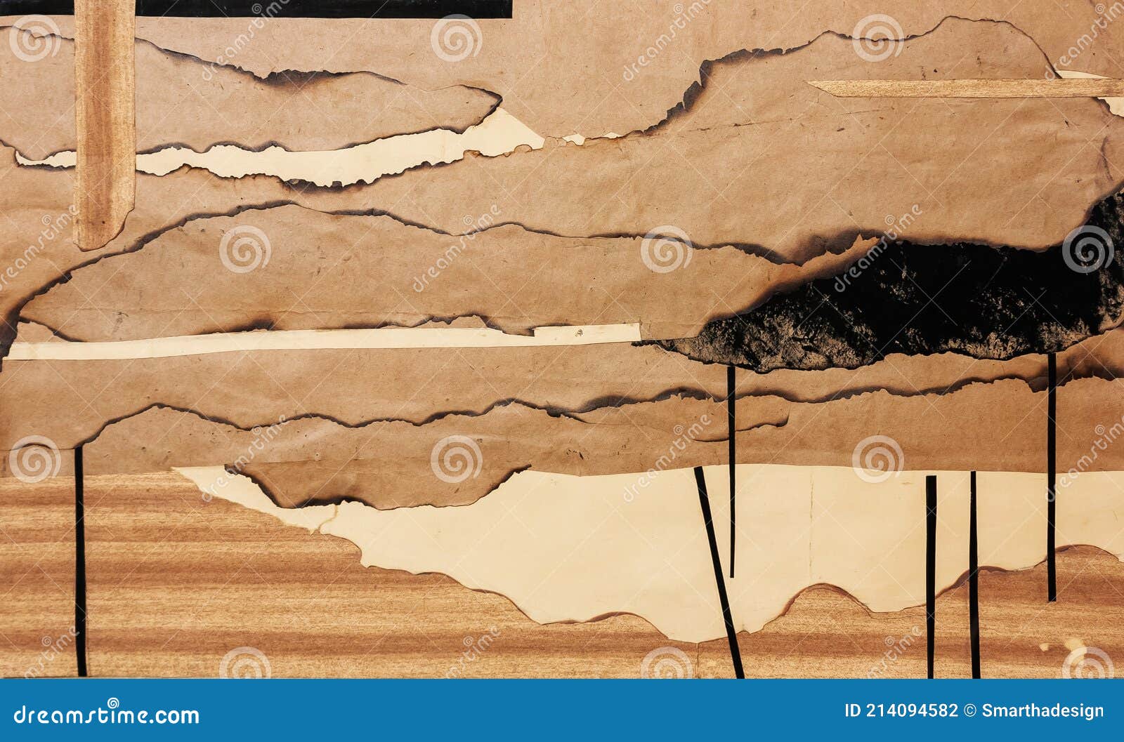Landscape Desert Abstract Illustration. Outdoor Adventure Graphic Wallpaper  Stock Photo - Image of tourism, nature: 214094582