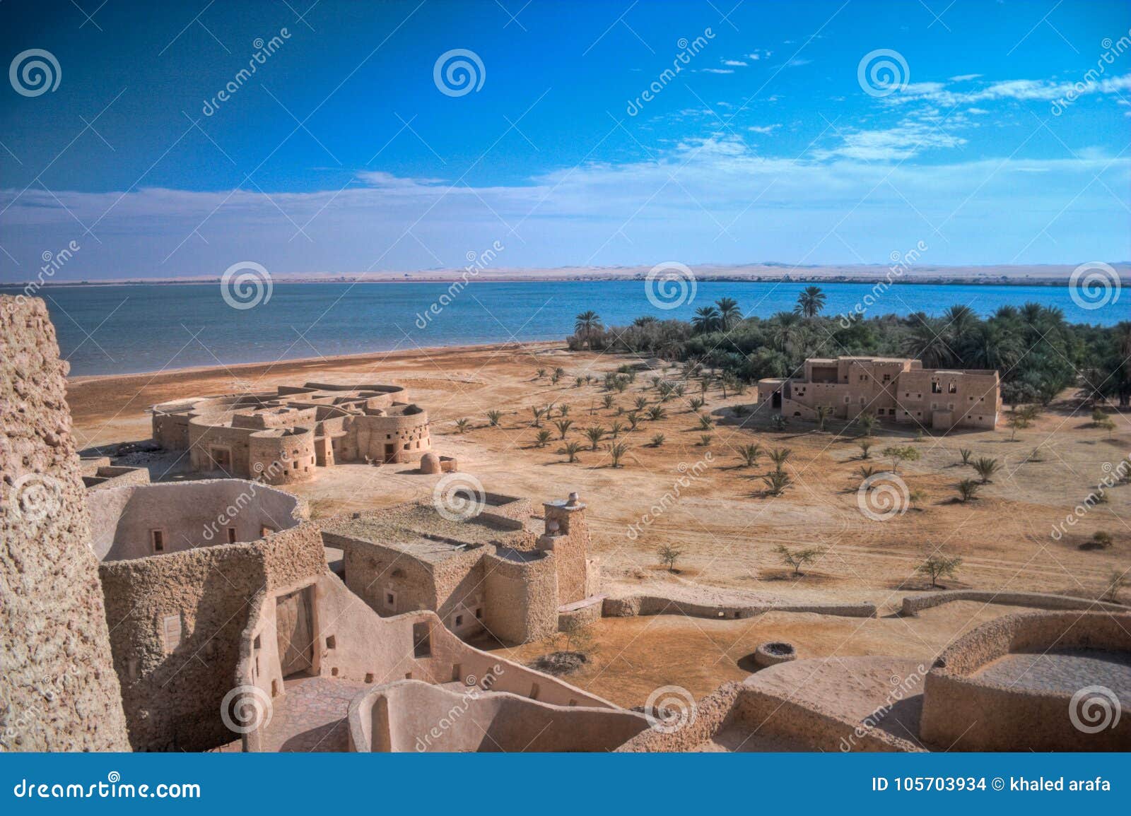 landscape of gaafar ecolodge siwa egypt