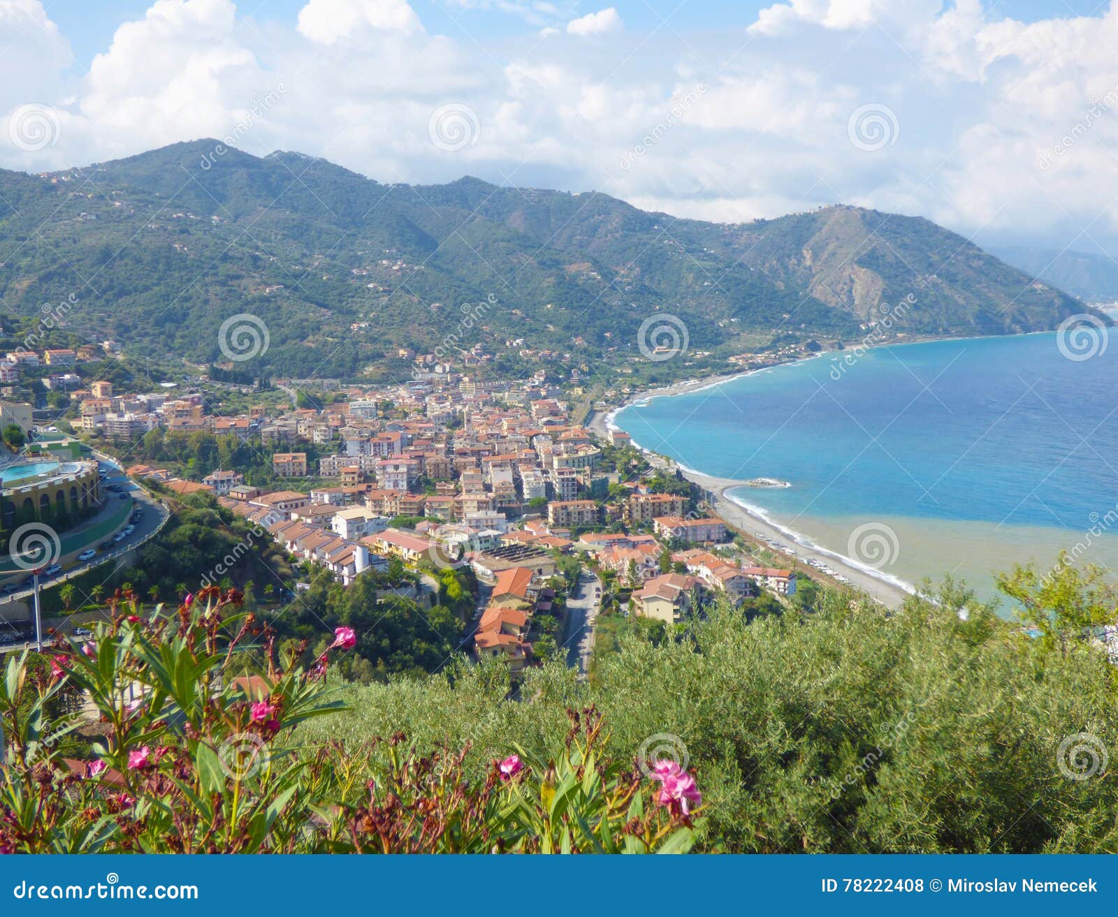 landscape of gioiosa marea at sicily