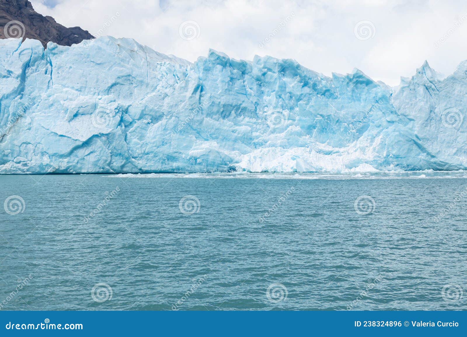 glacier landscape and mountains