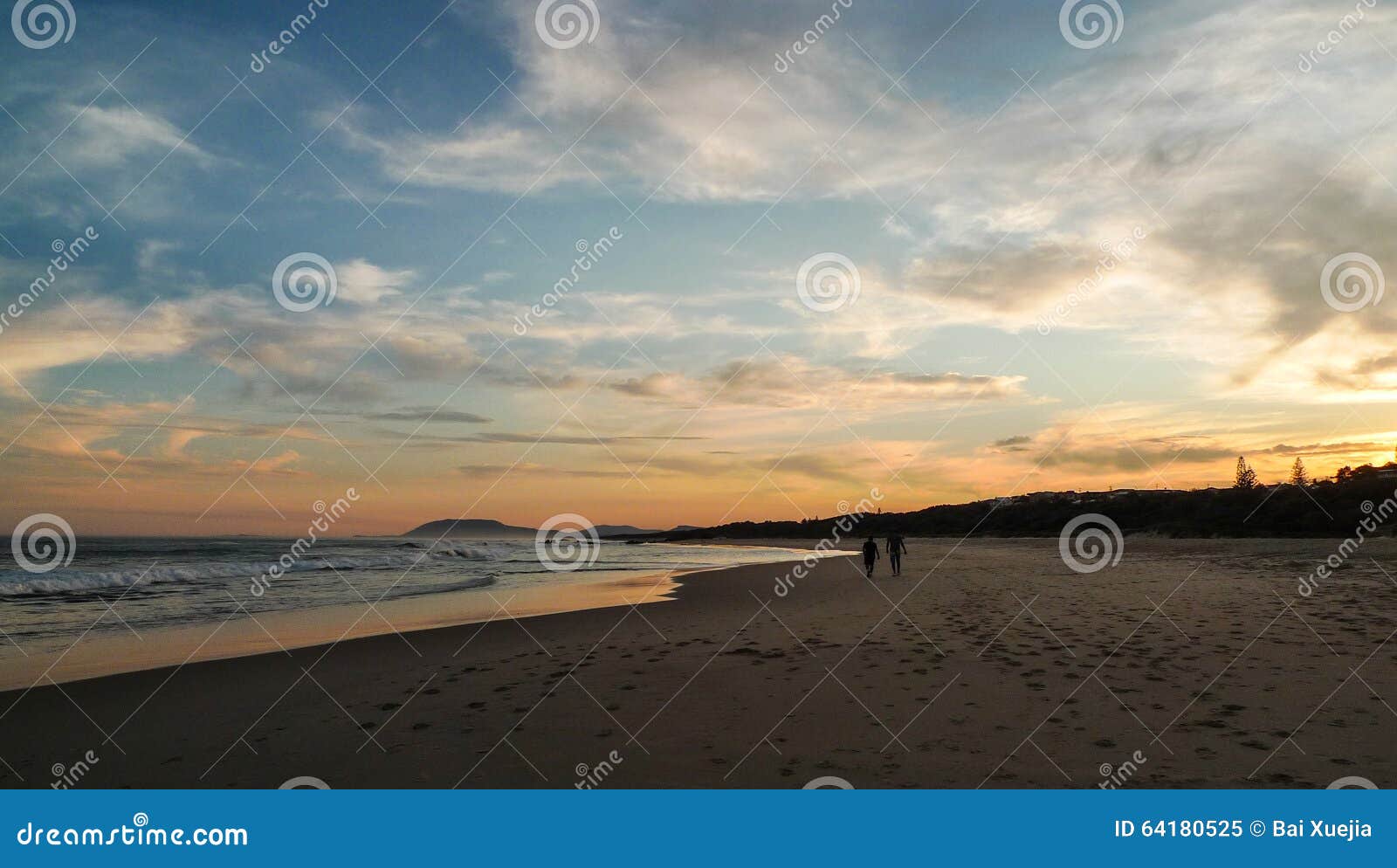The Landscape in Gold Coast,australia Stock Image Image of sunrise