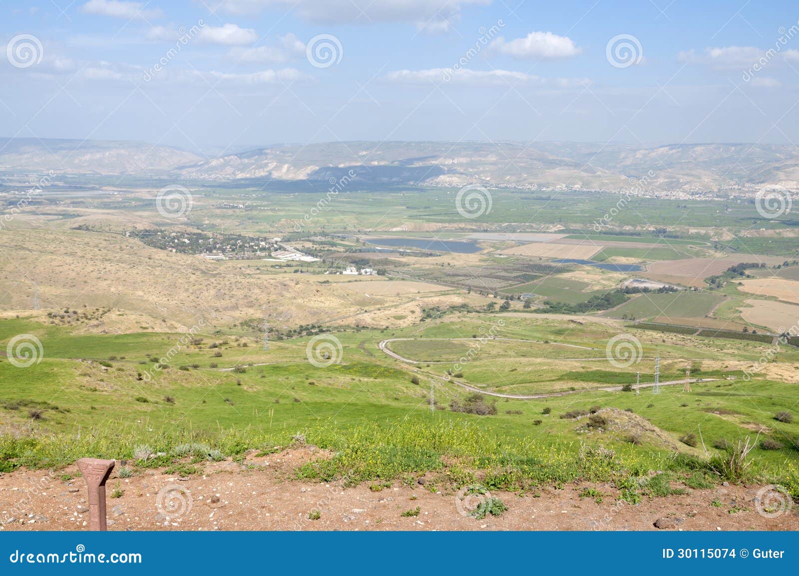 Jordan Valley, Ajloun, Jabal Ajlun, Mount Ajlun, Jordan, Middle East