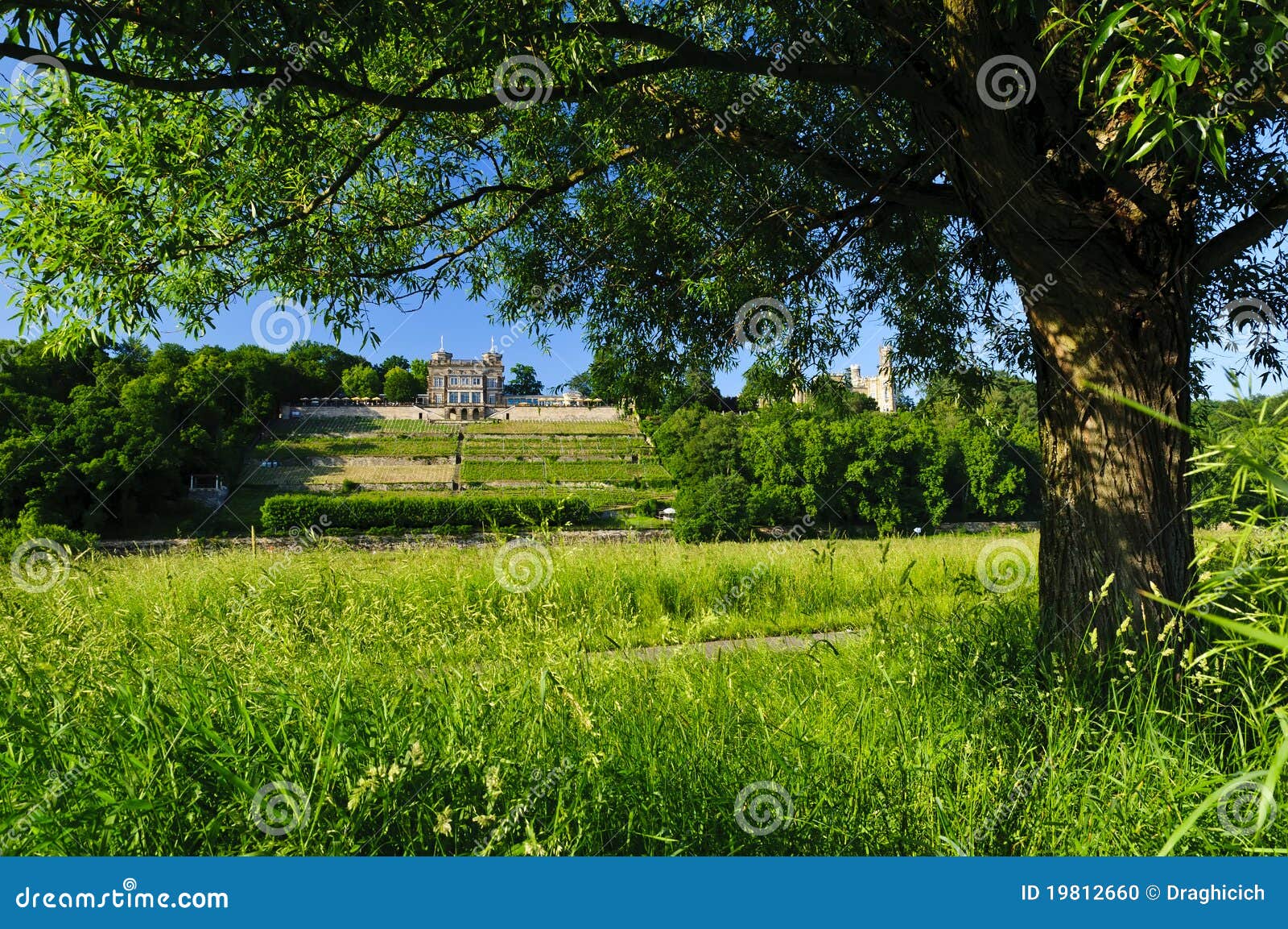 Landscape Lingnerschloss, Dresden Stock Photo Image of stockhausen