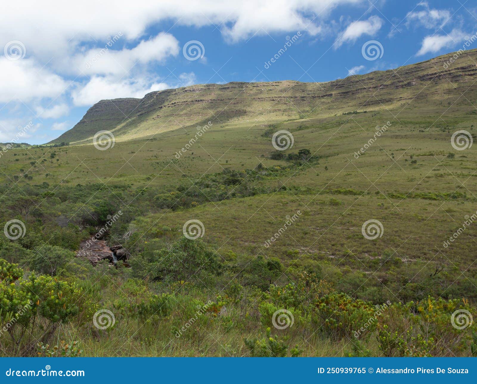 landscape and mountains in the chapada diamantina national park, brazil.