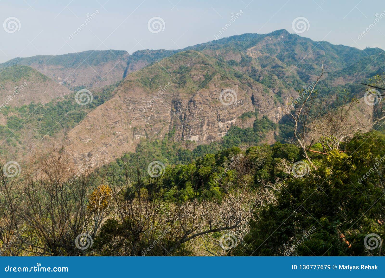 landscape of national park el imposible, el salvad