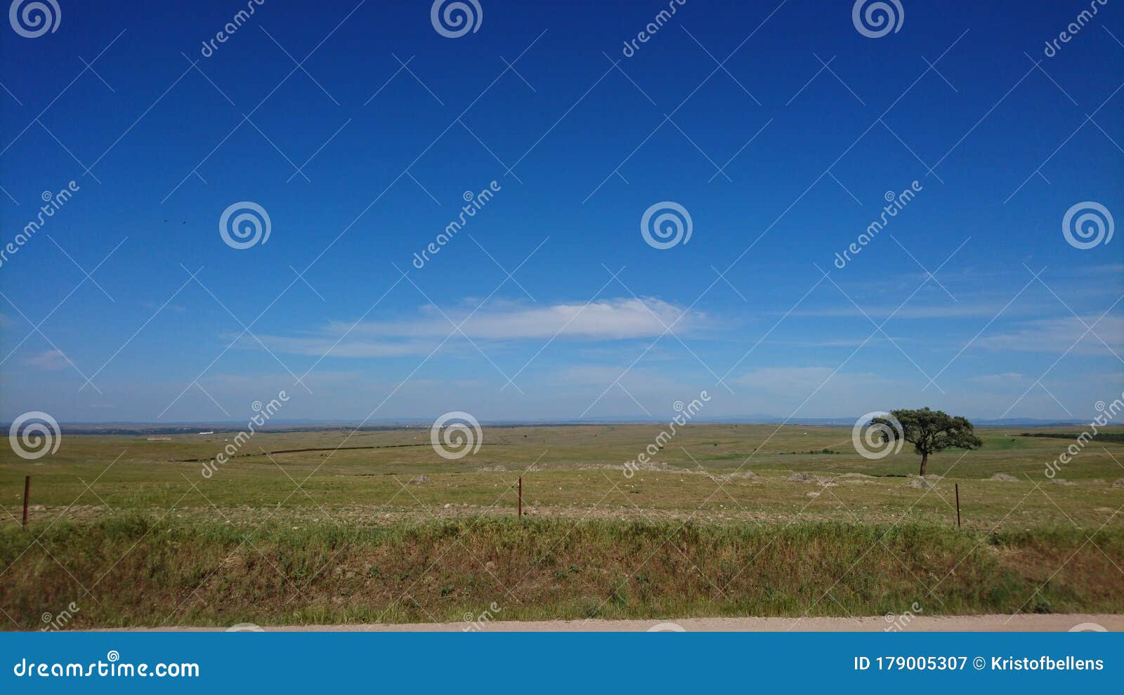 landscape of national park zona de interes regional llanos de caceres y sierra de fuentes in extremadura, spain