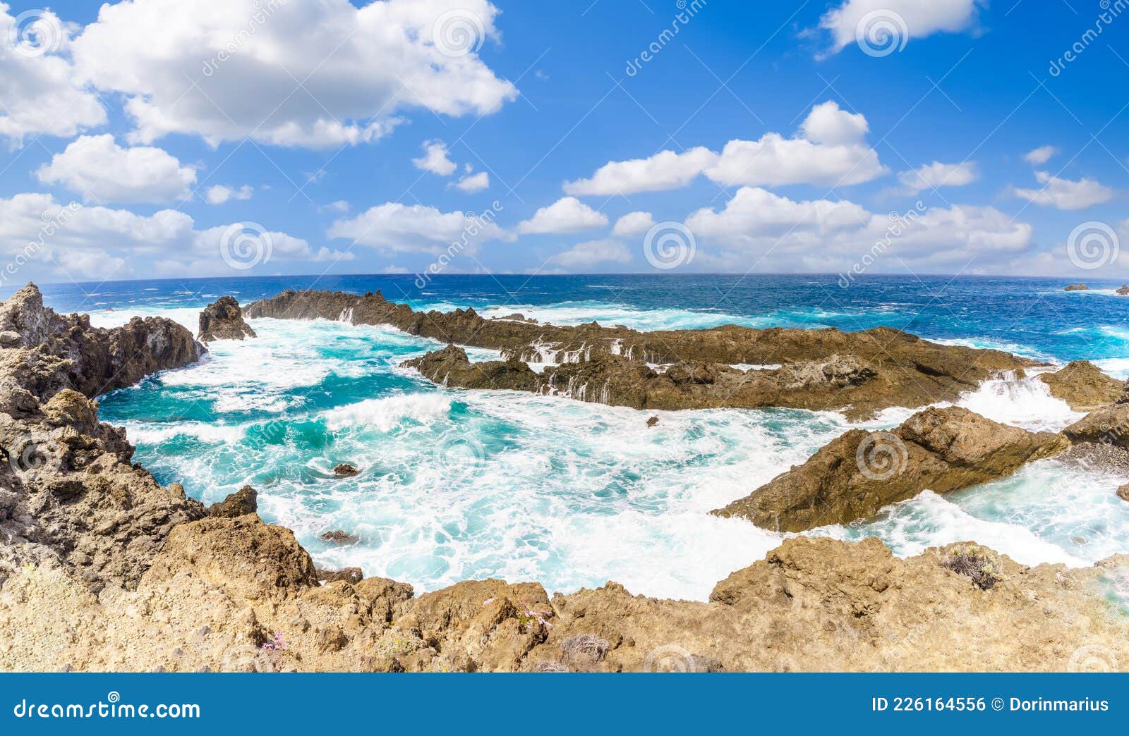 landscape with natural pool charco del viento